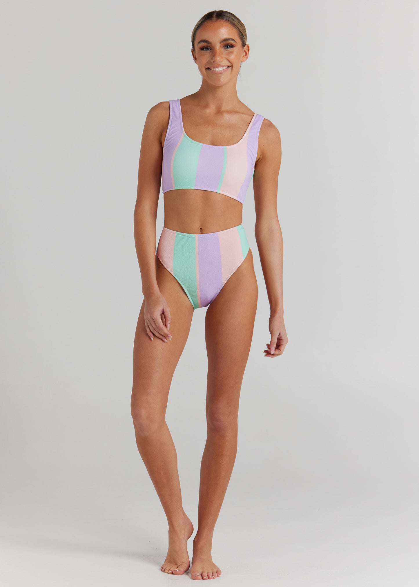 Sunlounger High Waist Bottom - Mauve