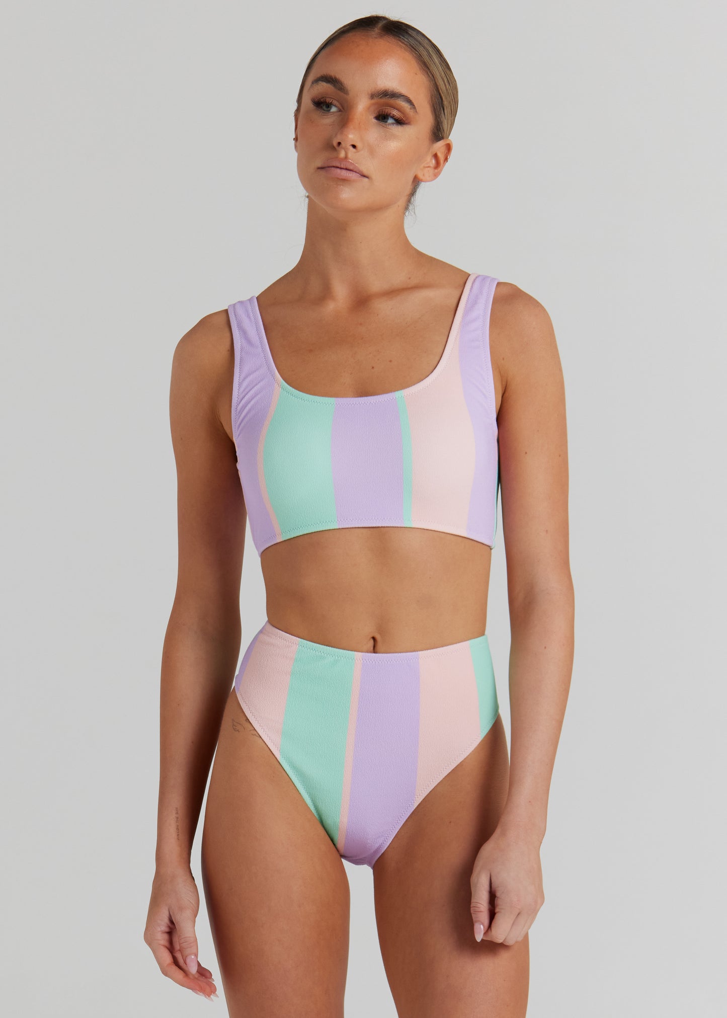 Sunlounger High Waist Bottom - Mauve