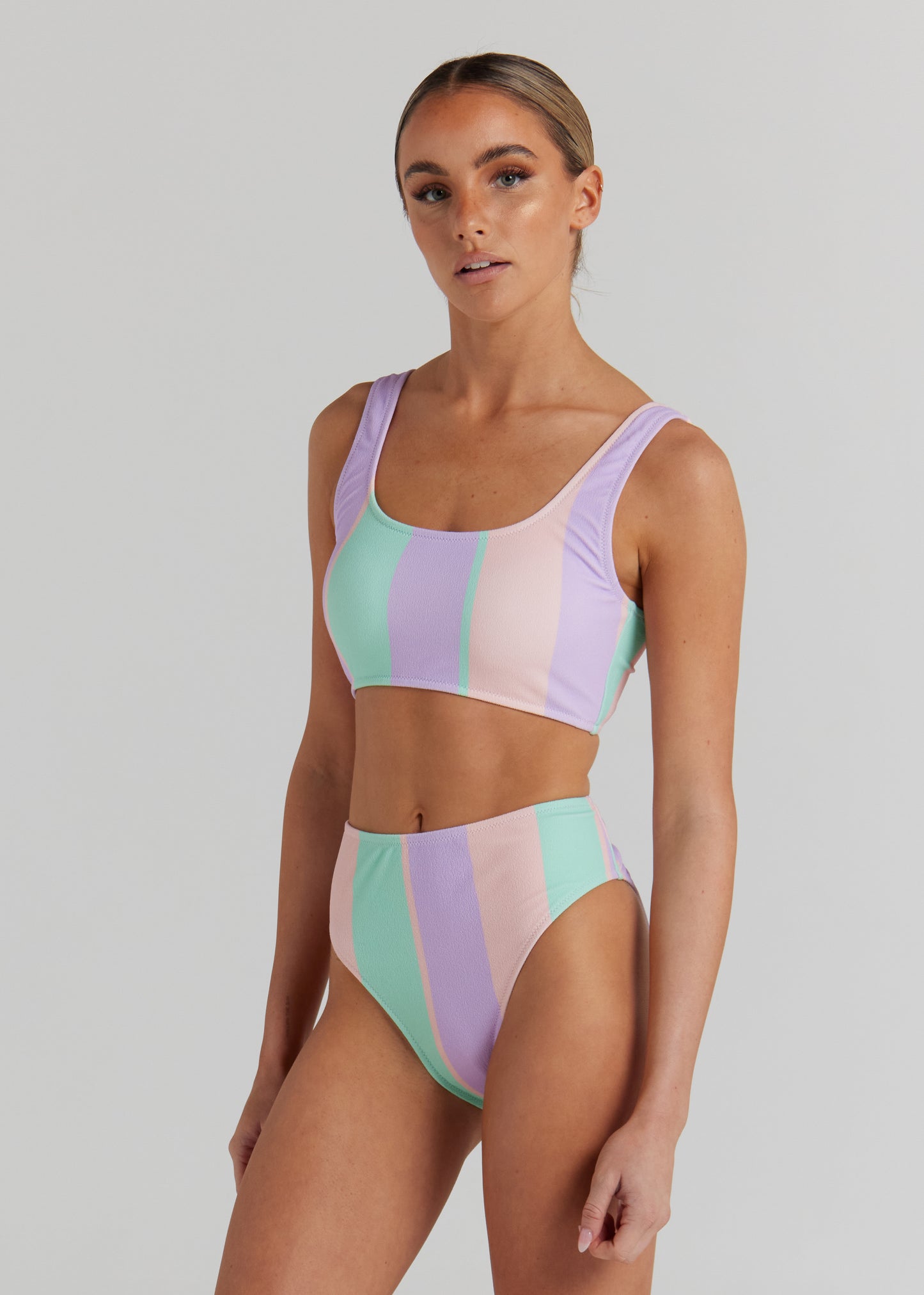 Sunlounger High Waist Bottom - Mauve