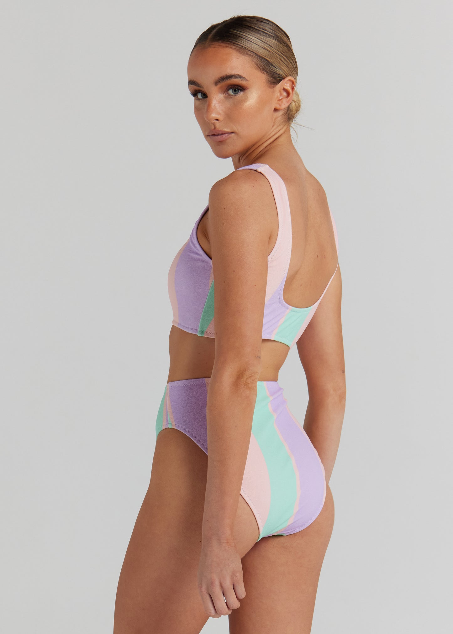 Sunlounger High Waist Bottom - Mauve