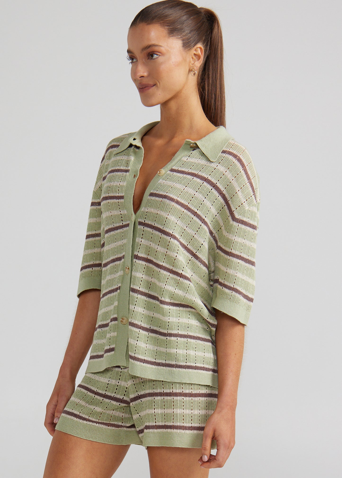 Cancun Knit Short - Palm