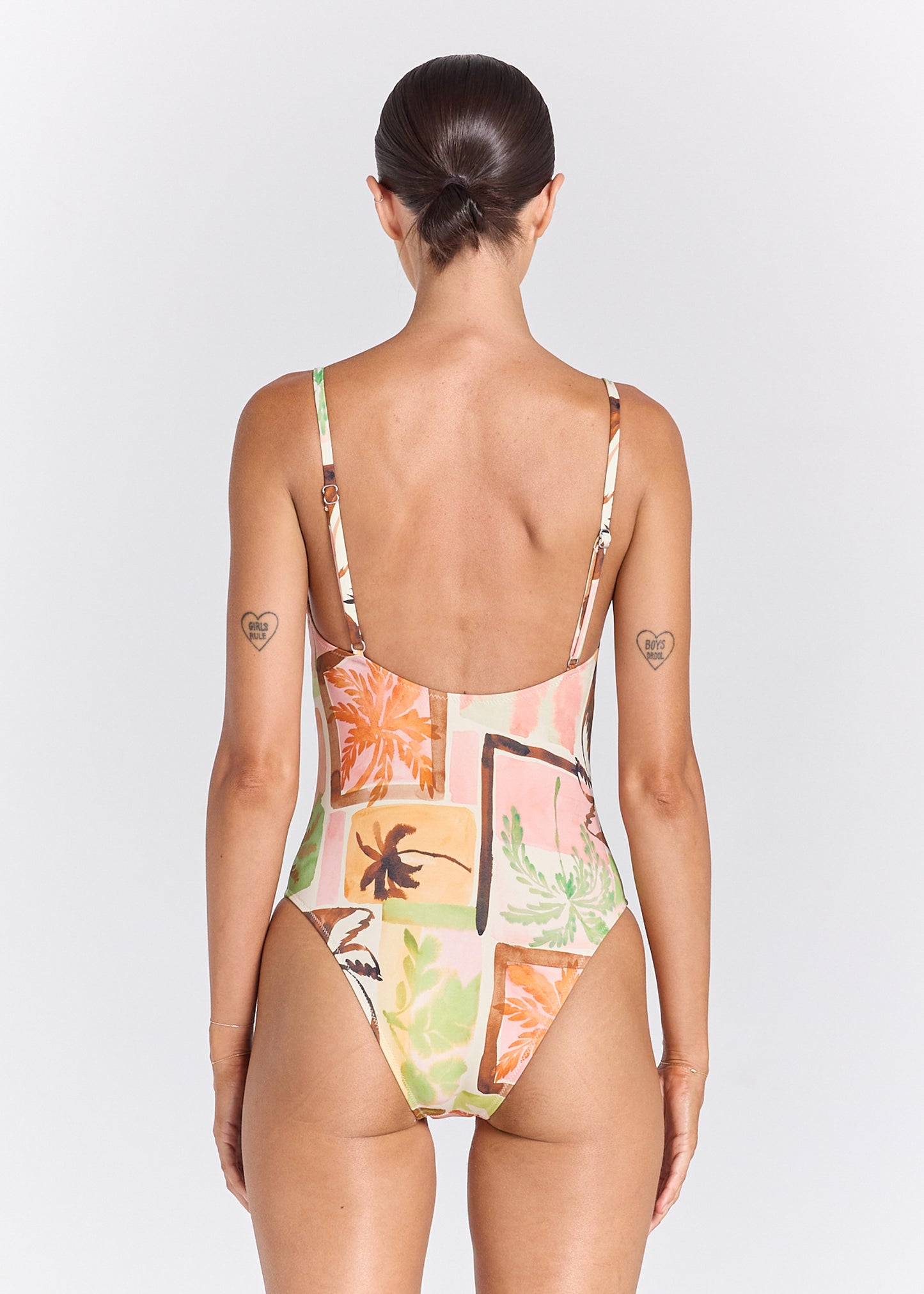 Florida Oasis One Piece Swimsuit - Sunset