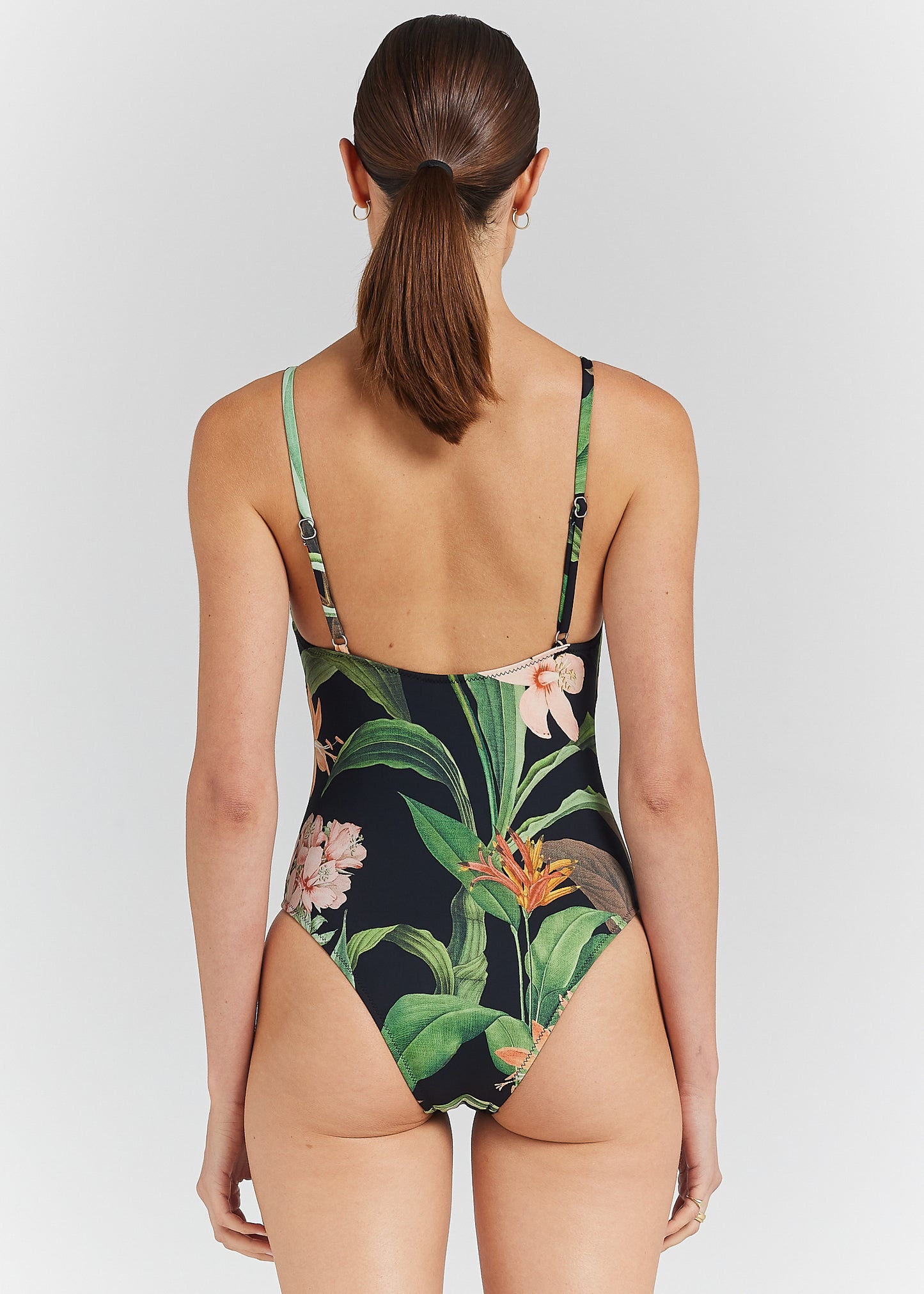Hanalei Singlet One Piece Swimsuit - Black