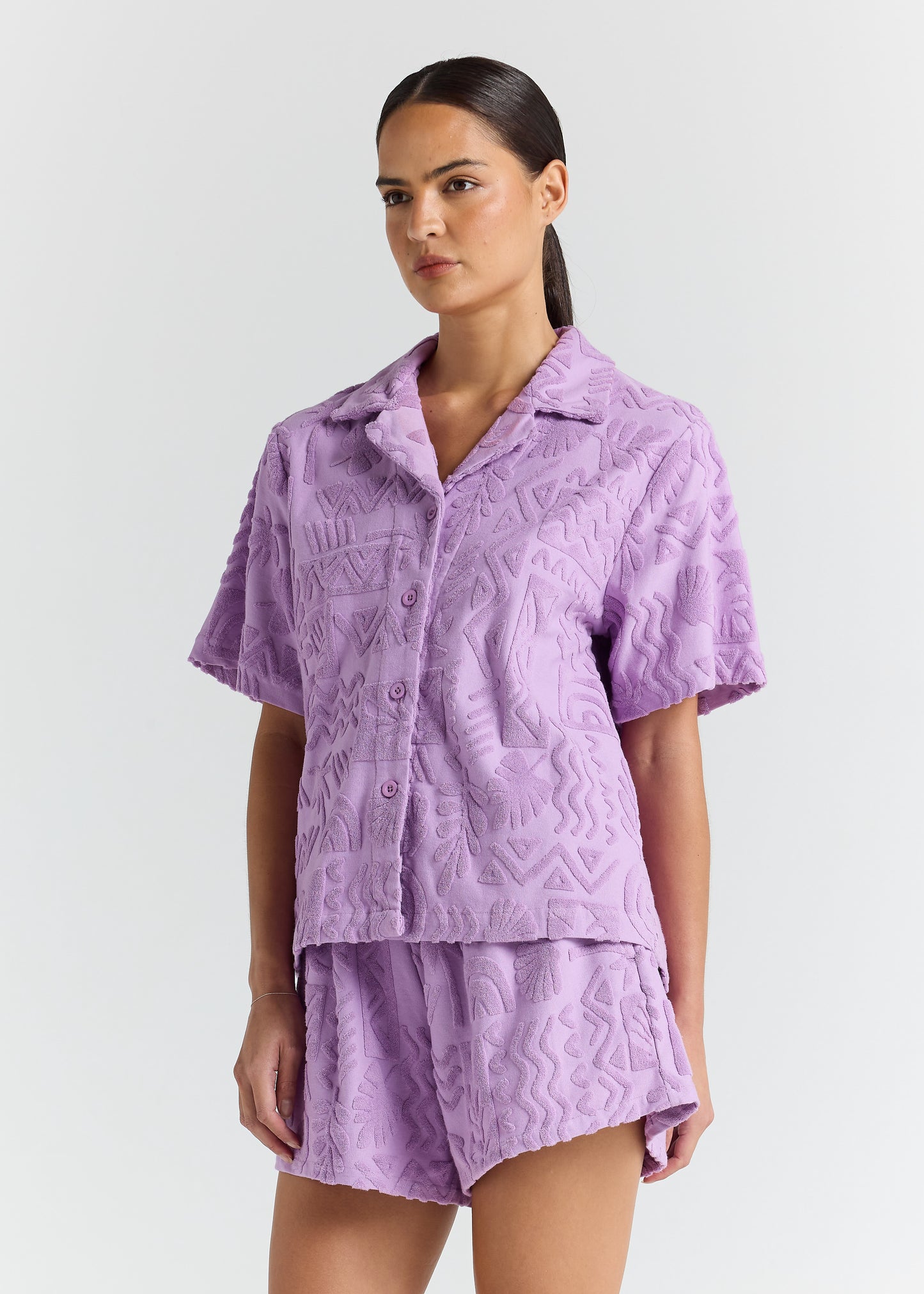Mai Tai SS Shirt - Lilac