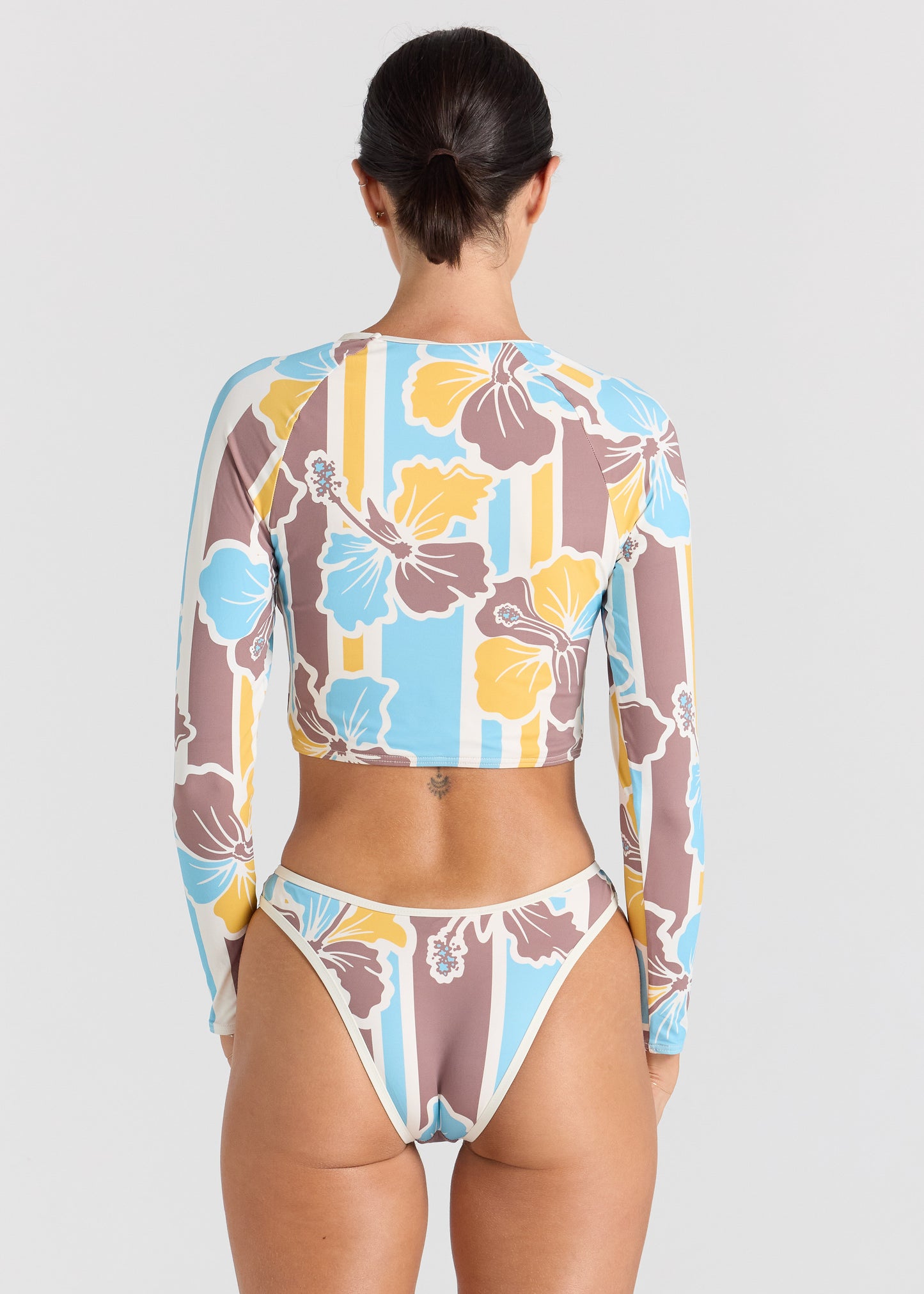 Northshore Long Sleeve Surf Top - Hibiscus