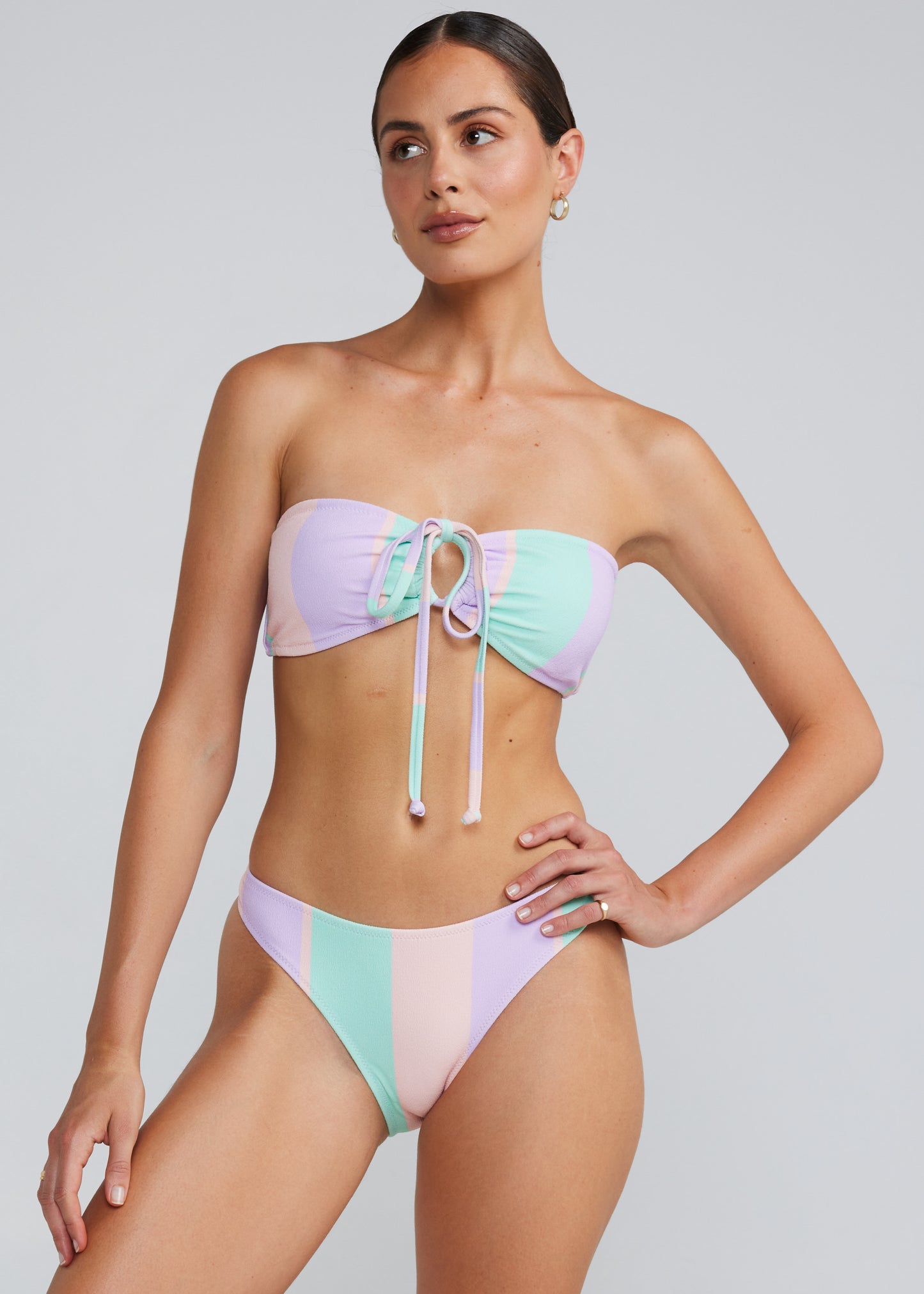 Sunlounger Bandeau Top - Mauve