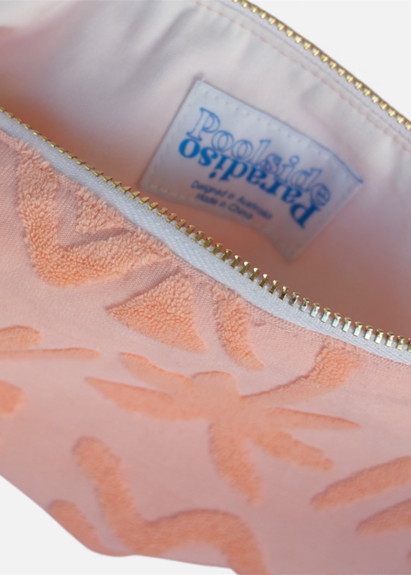 Poolside Pouch - Coral