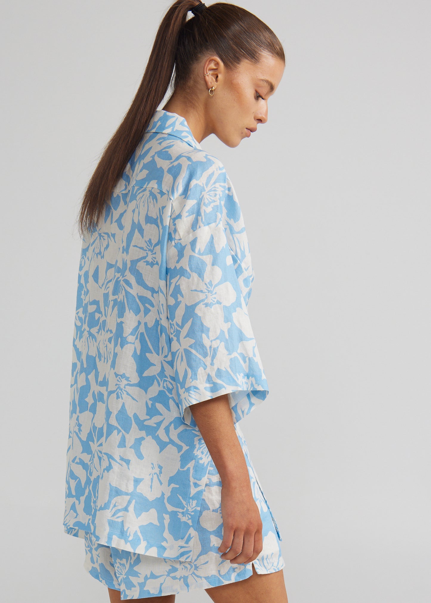 Plantations Over Shirt - Blue Hawaii