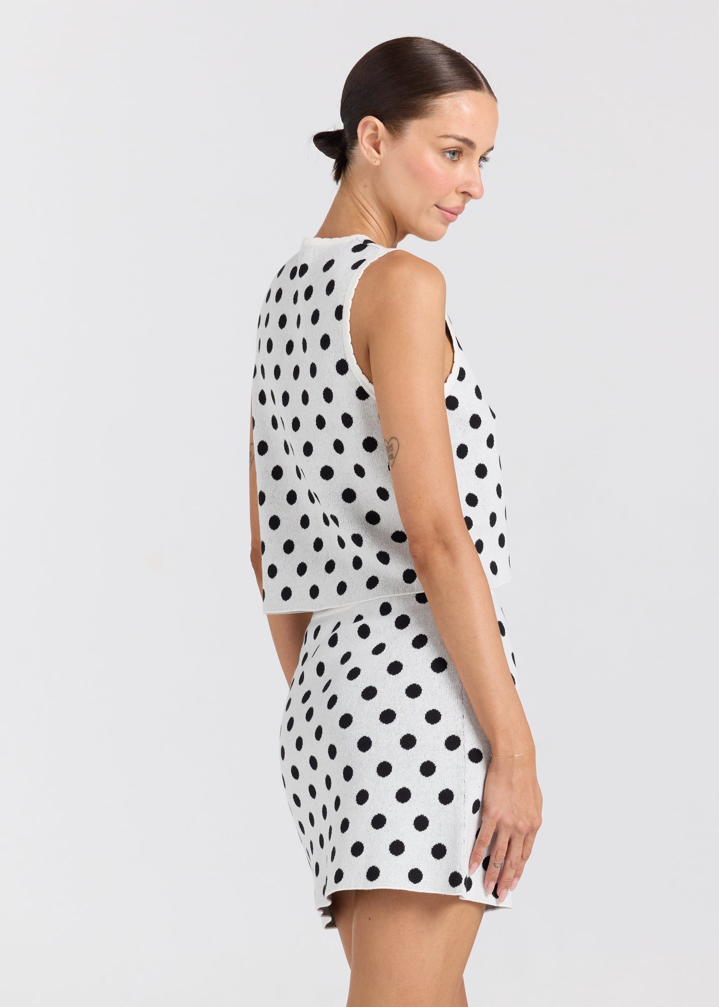 Seaside V Knit Top - Vanilla