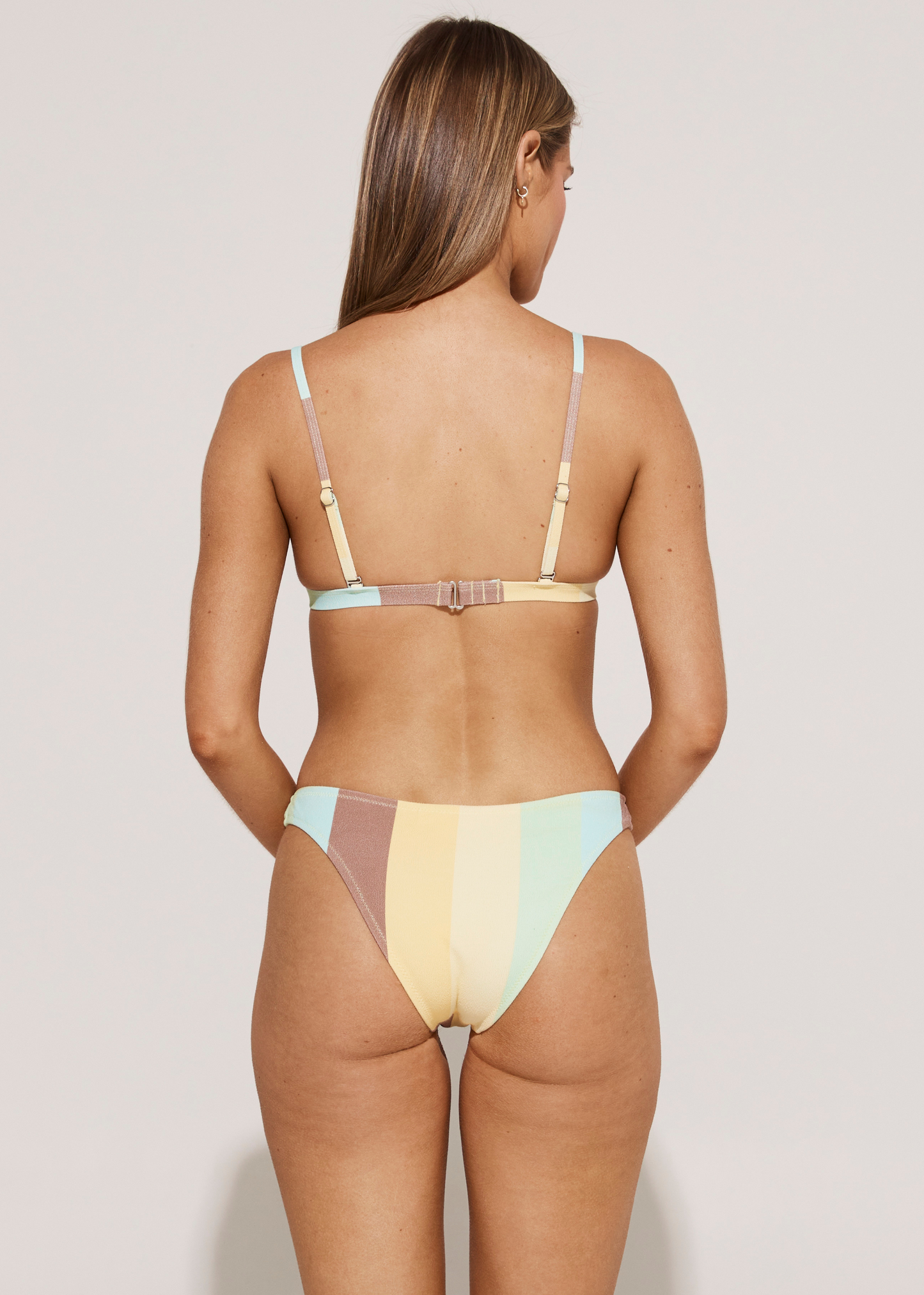 Tulum High Cut Curve Bottom - Seamist