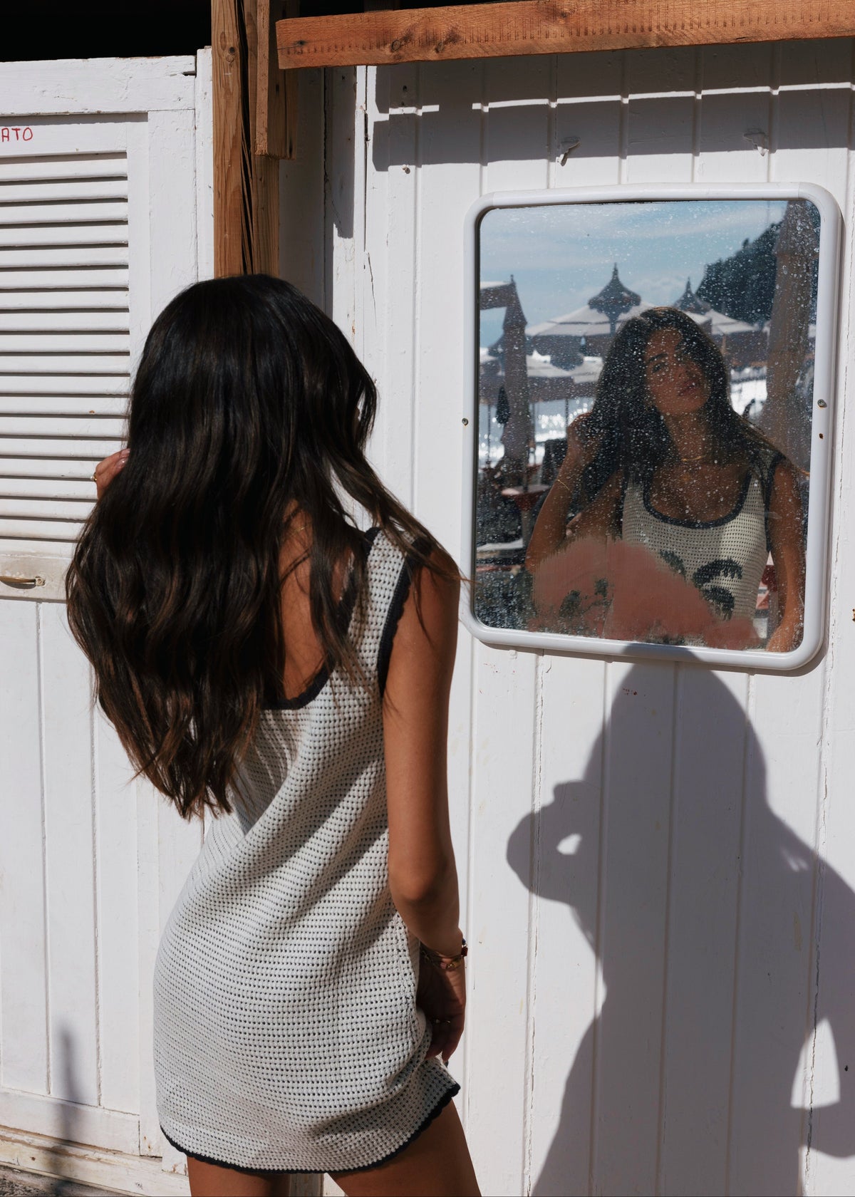 Palm Beach U Crochet Knit Dress - Tiare