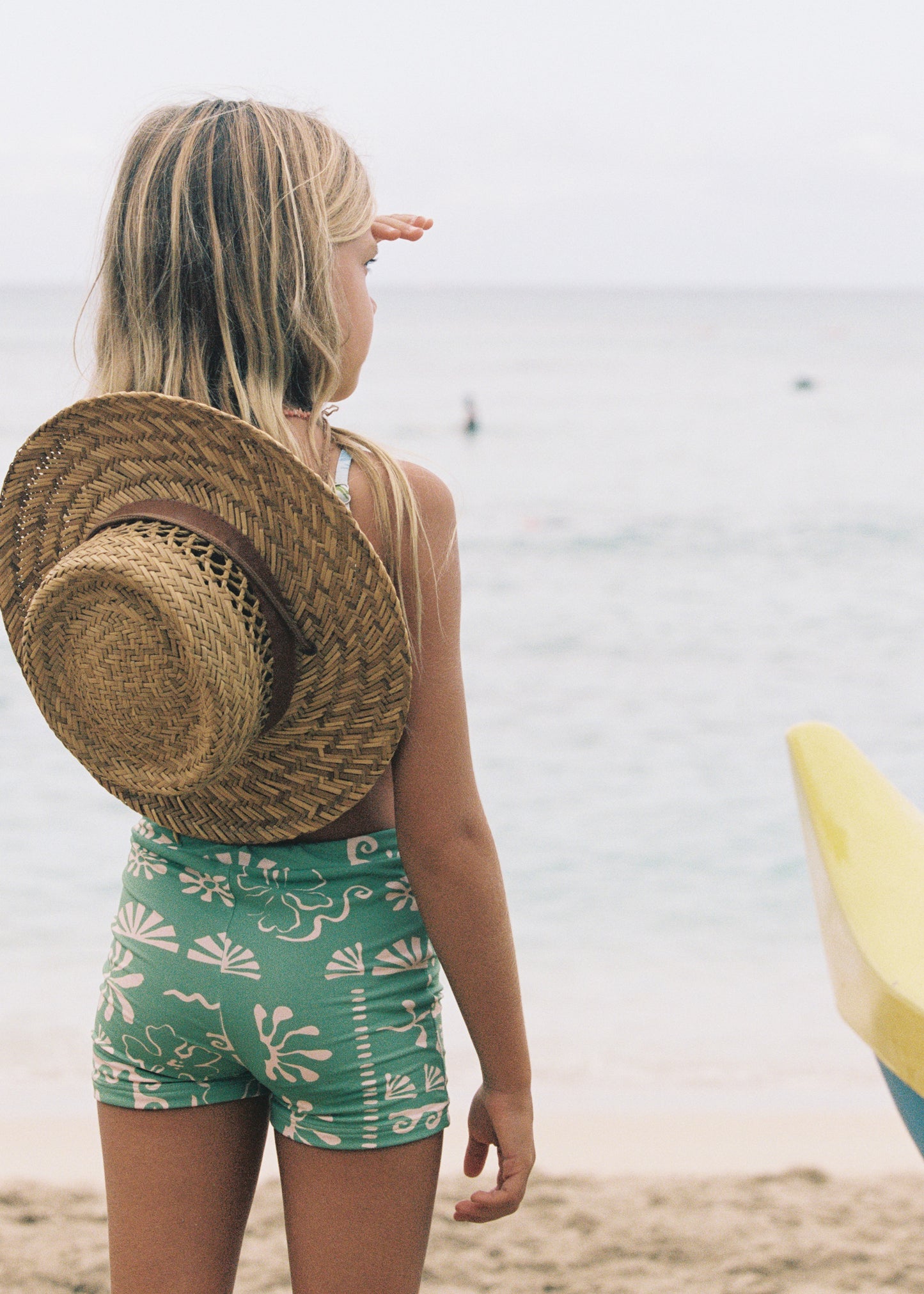 Girls and Boys Aloha Surf Shorty - Palm
