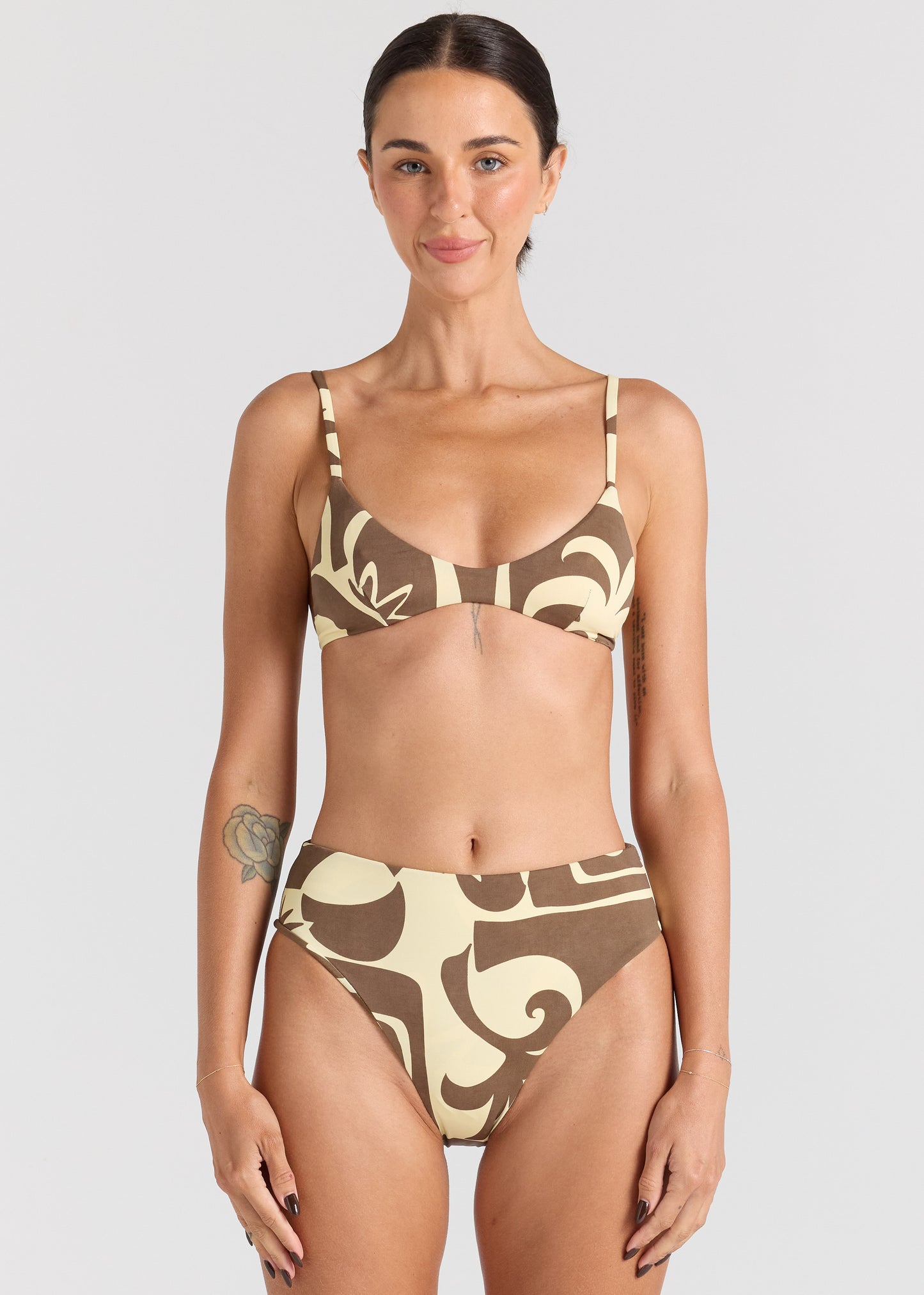 Beachcomber High Waist Bikini Bottom - Banana