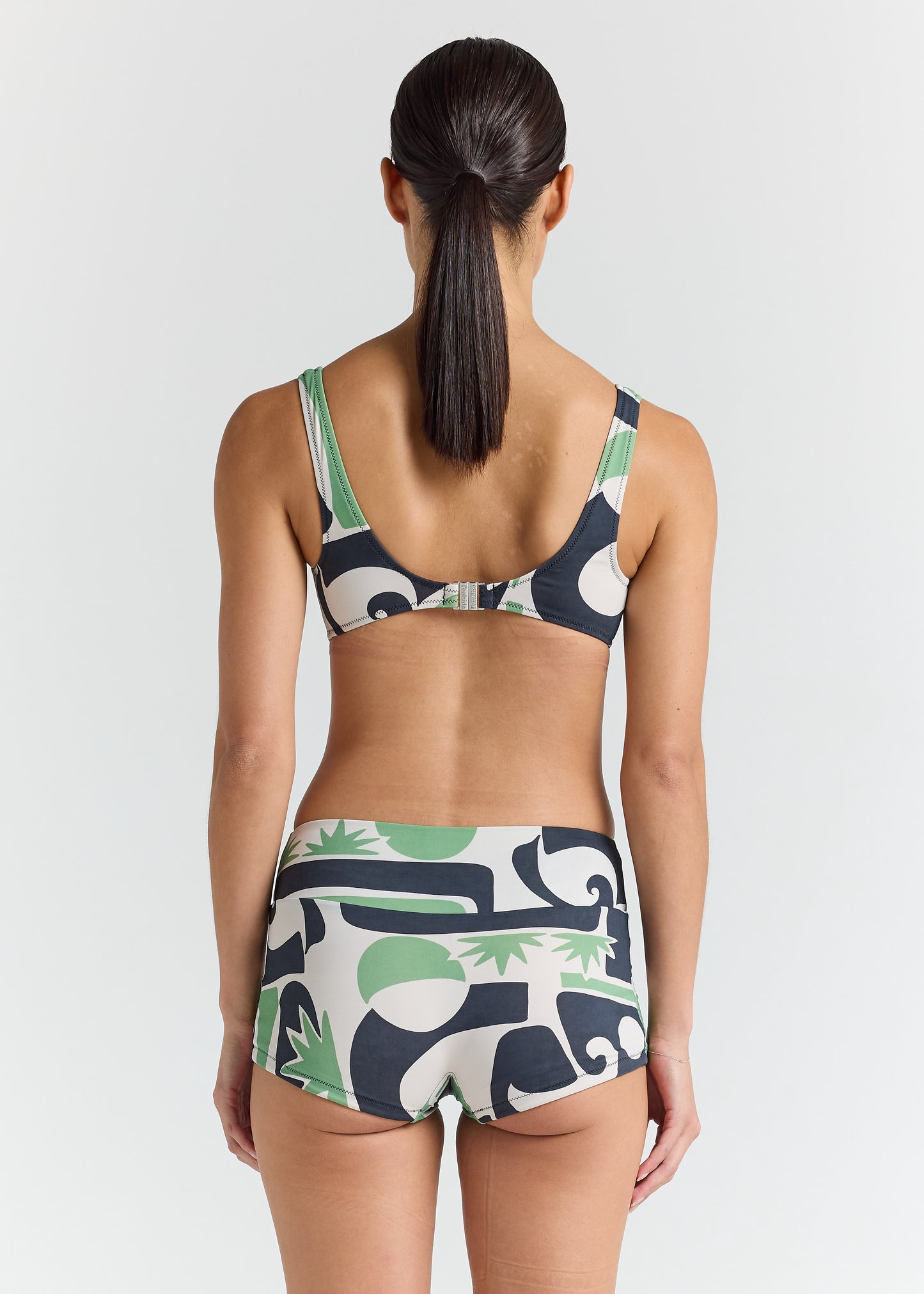 Beachcomber Shorty Bikini Bottom - Palm