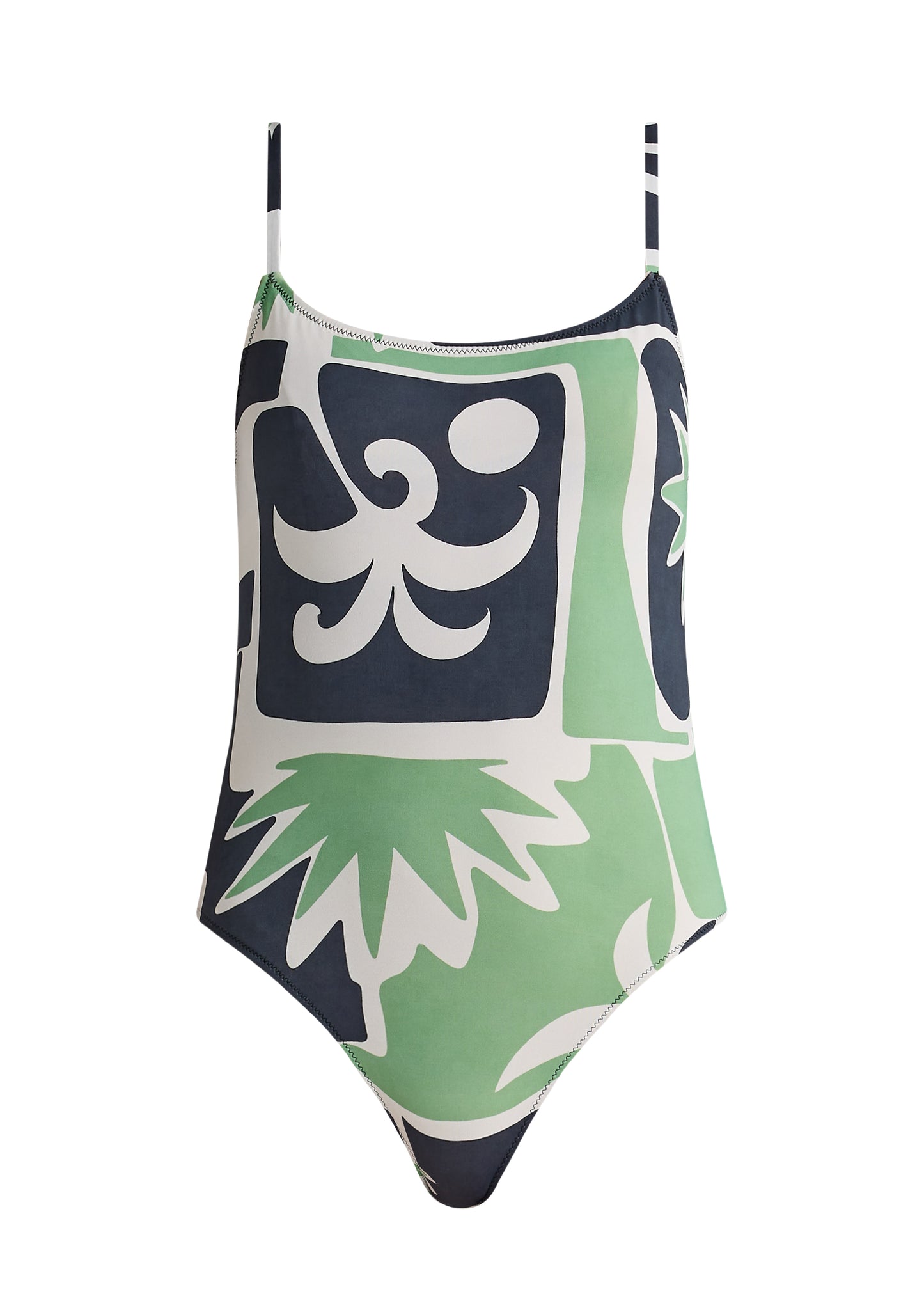 Beachcomber Singlet One Piece Swimsuit - Palm