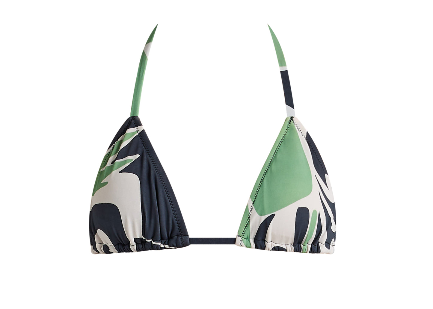 Beachcomber String Tie Bikini Top - Palm