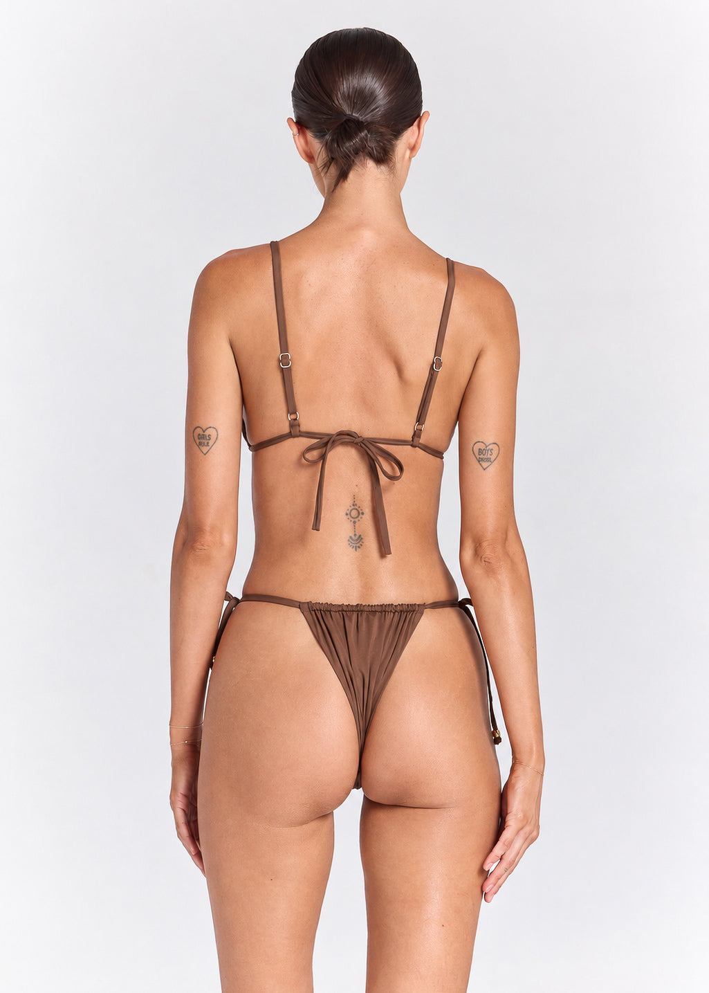 Essentials Beach Bikini Bottom - Cocoa