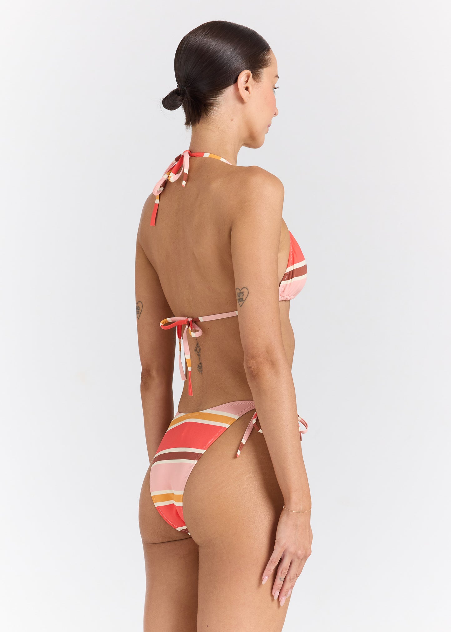 Calypso High String Tie Bikini Bottom - Sunset