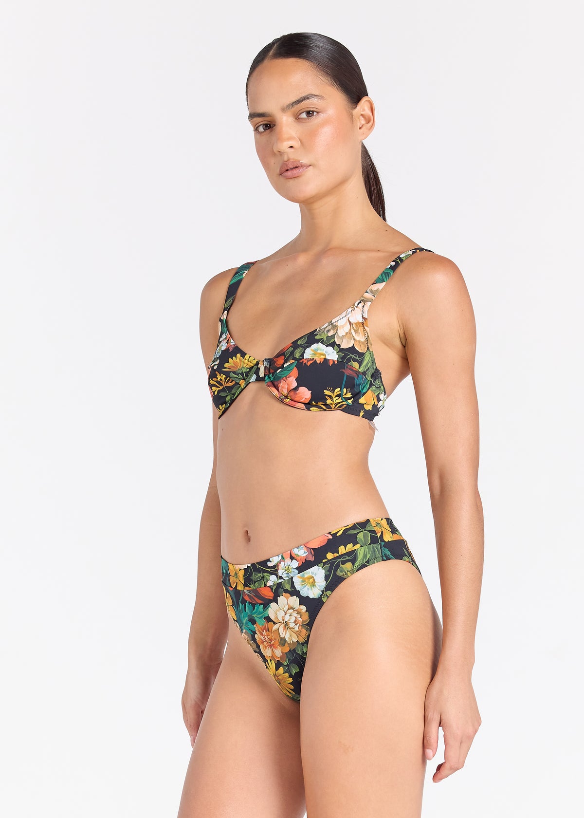 Fiorella Cabana Bikini Bottom - Black