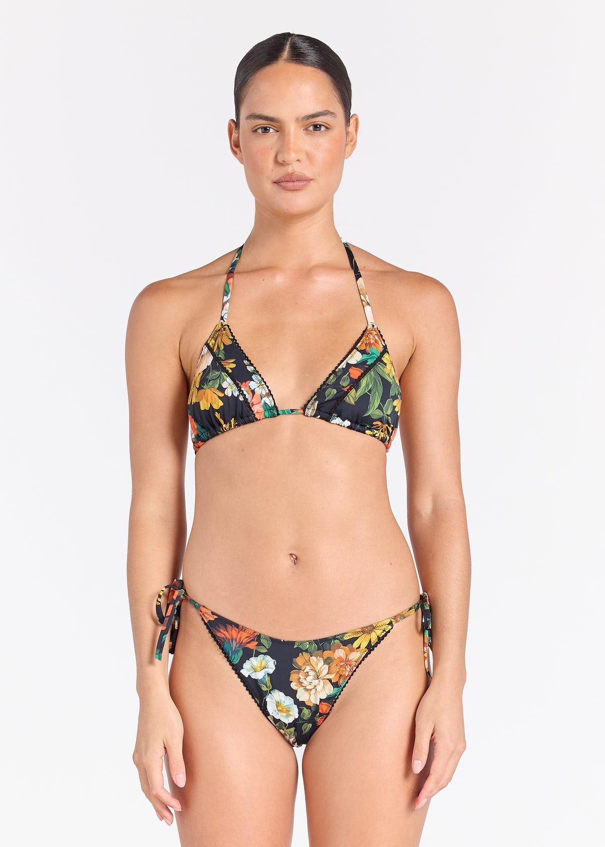 Fiorella Holiday Bikini Top - Black