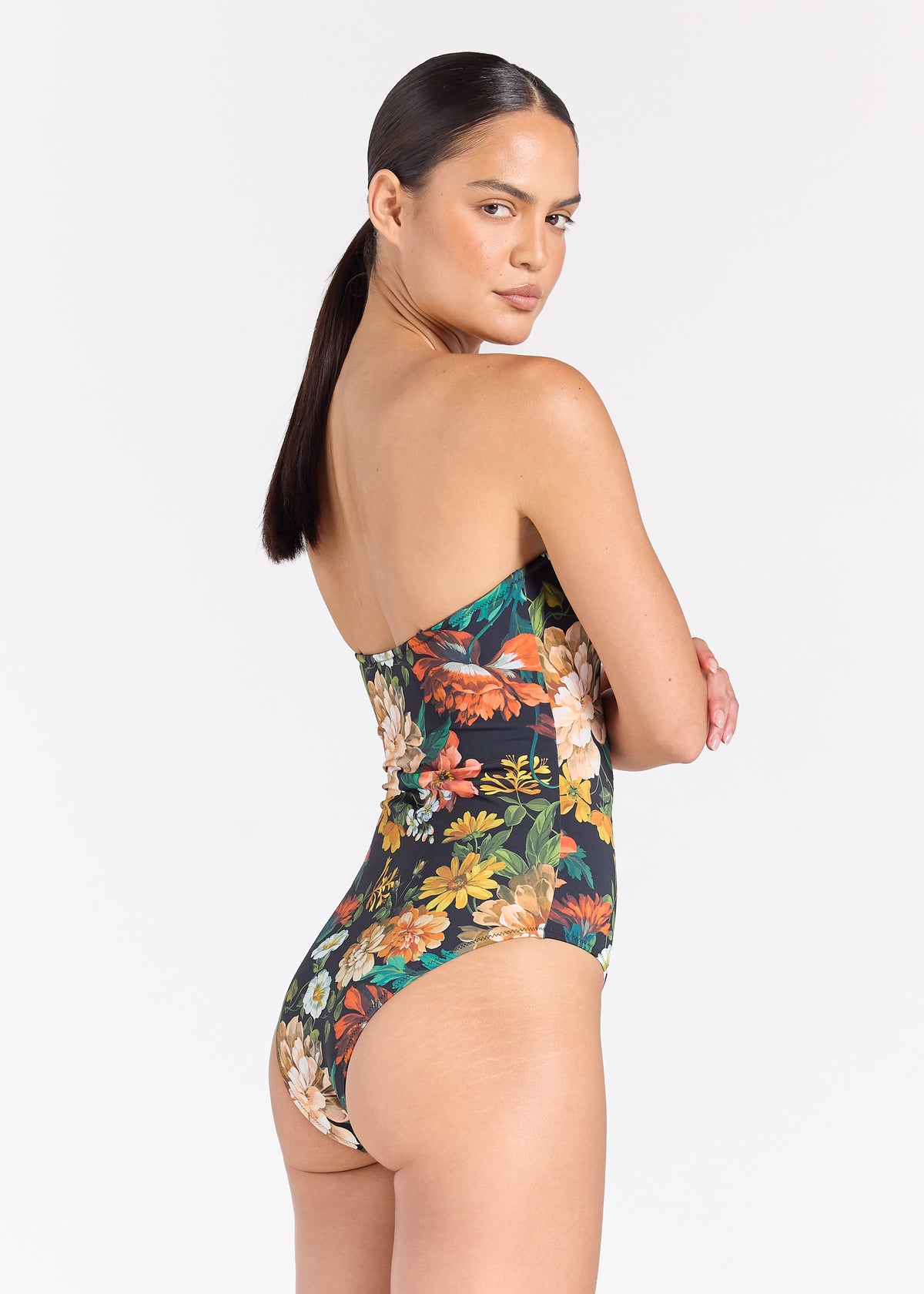Fiorella Vacay One Piece Swimsuit - Black