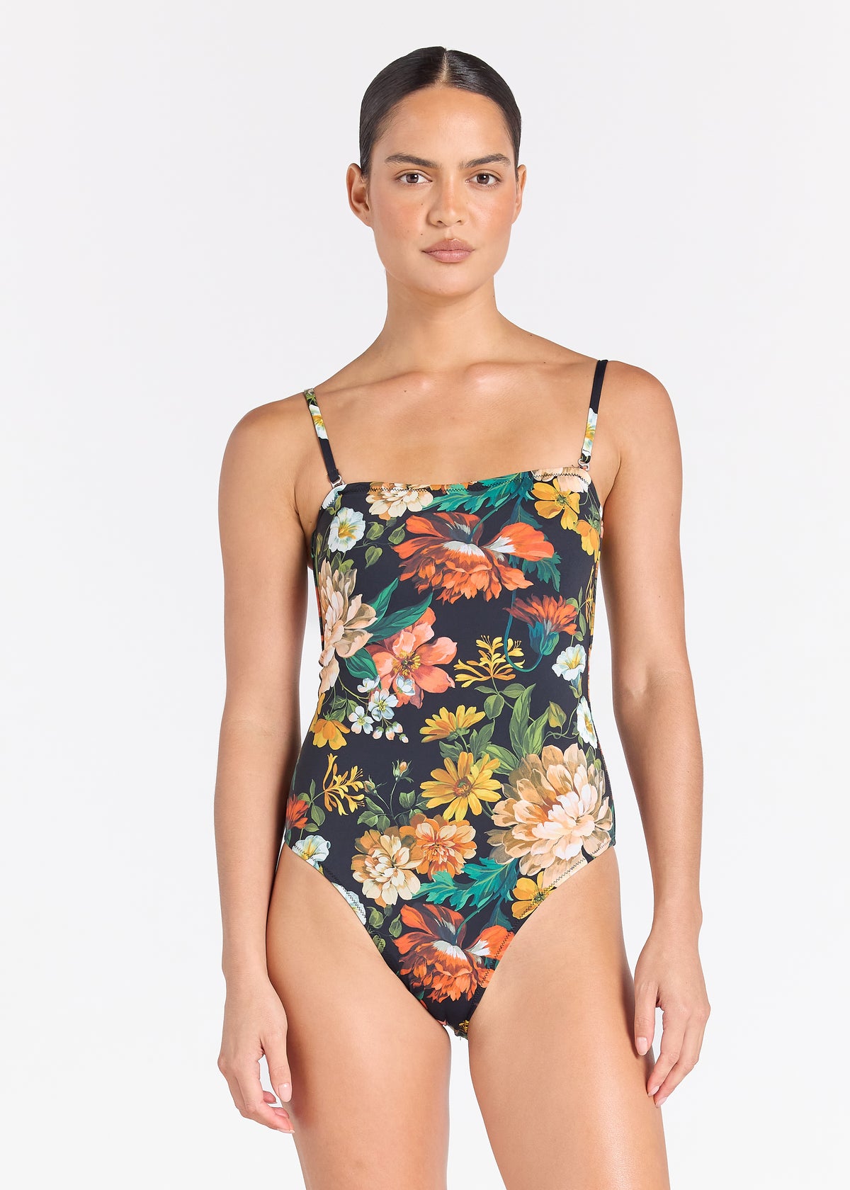 Fiorella Vacay One Piece Swimsuit - Black
