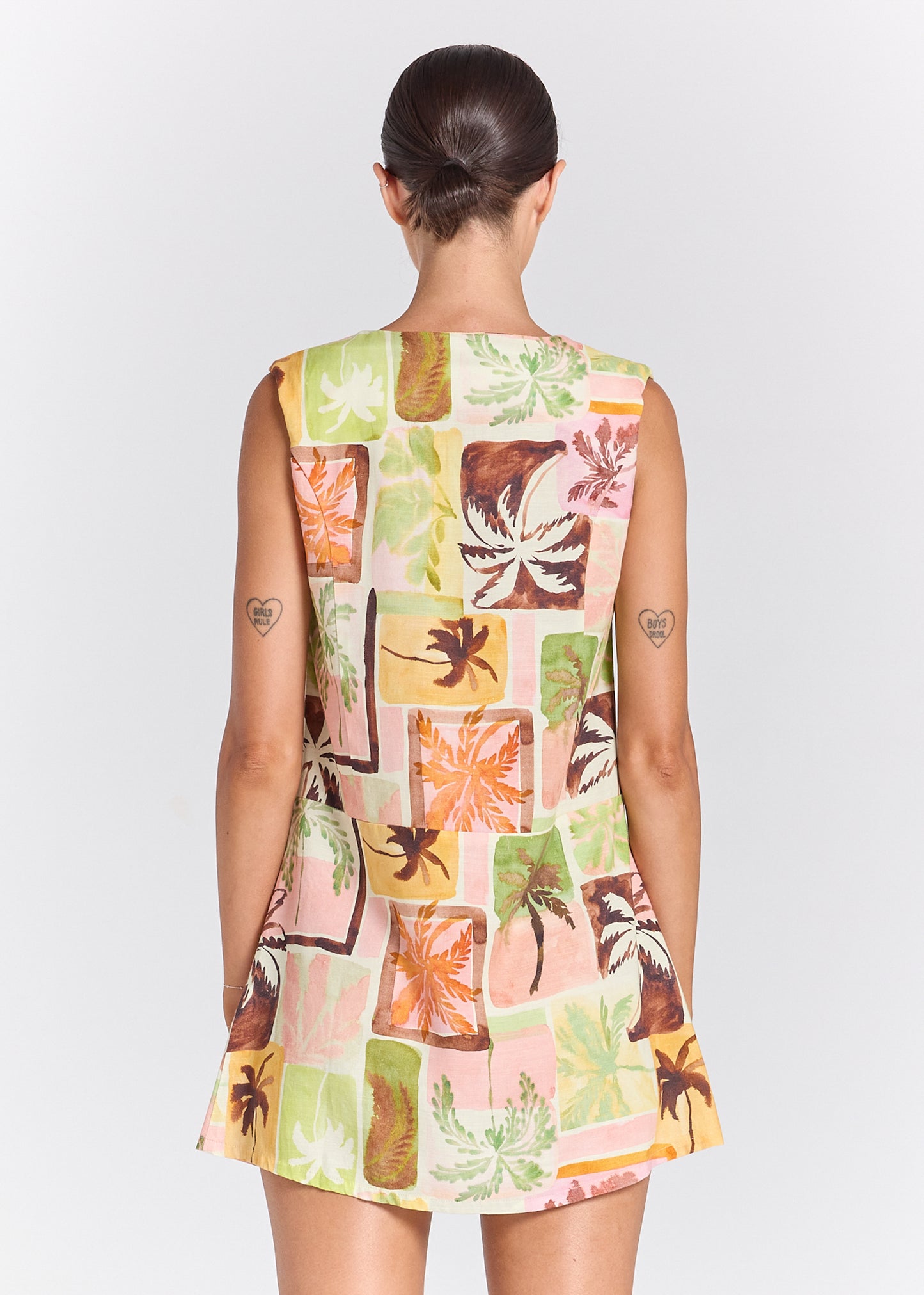 Florida Vacay Button Up Dress - Sunset