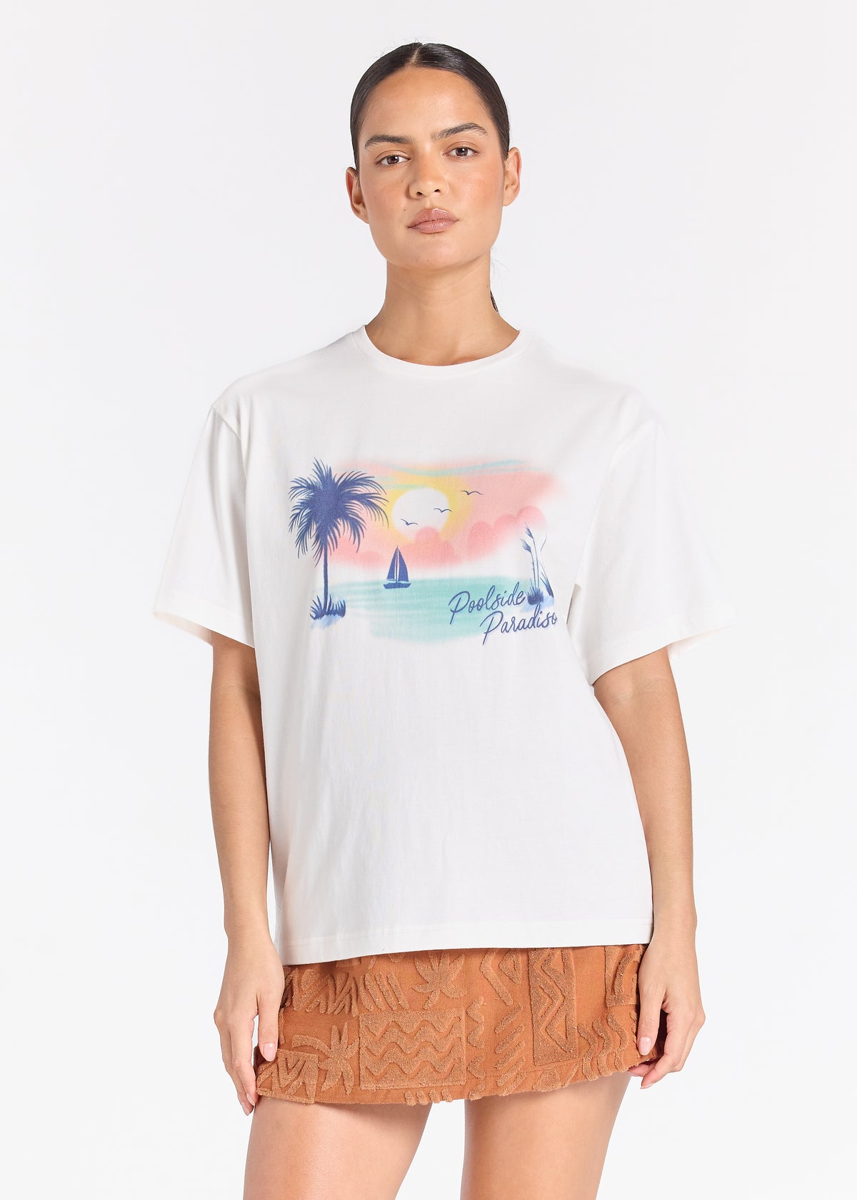 Holiday Tee - Vanilla