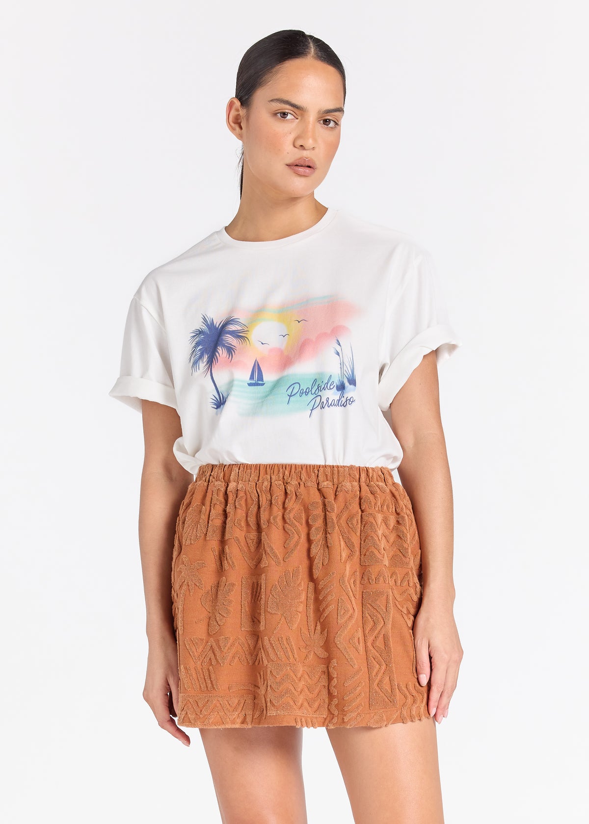 Holiday Tee - Vanilla