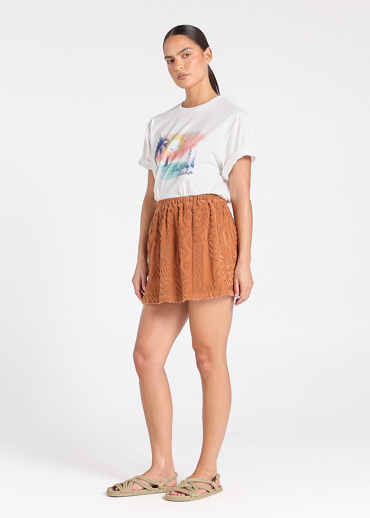 Holiday Tee - Vanilla