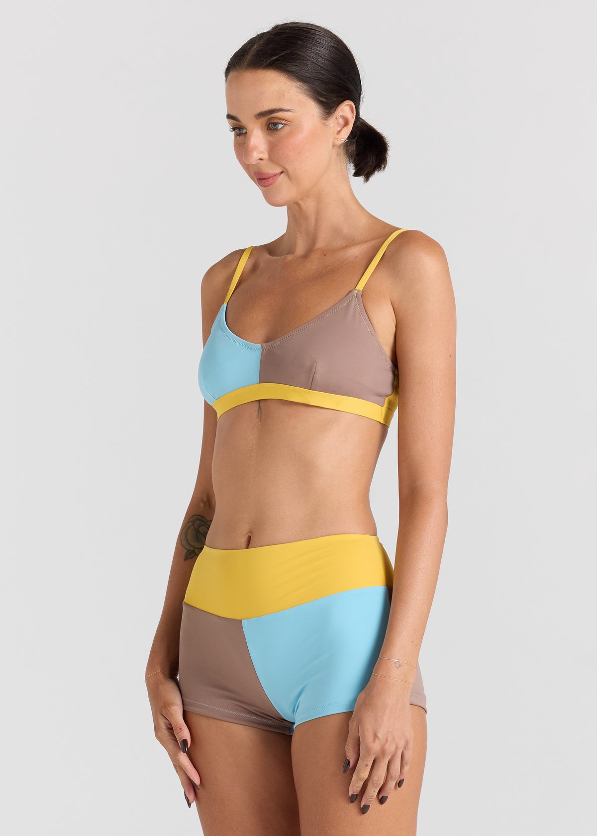 Honolulu Scoop Bralette Bikini Top - Coco