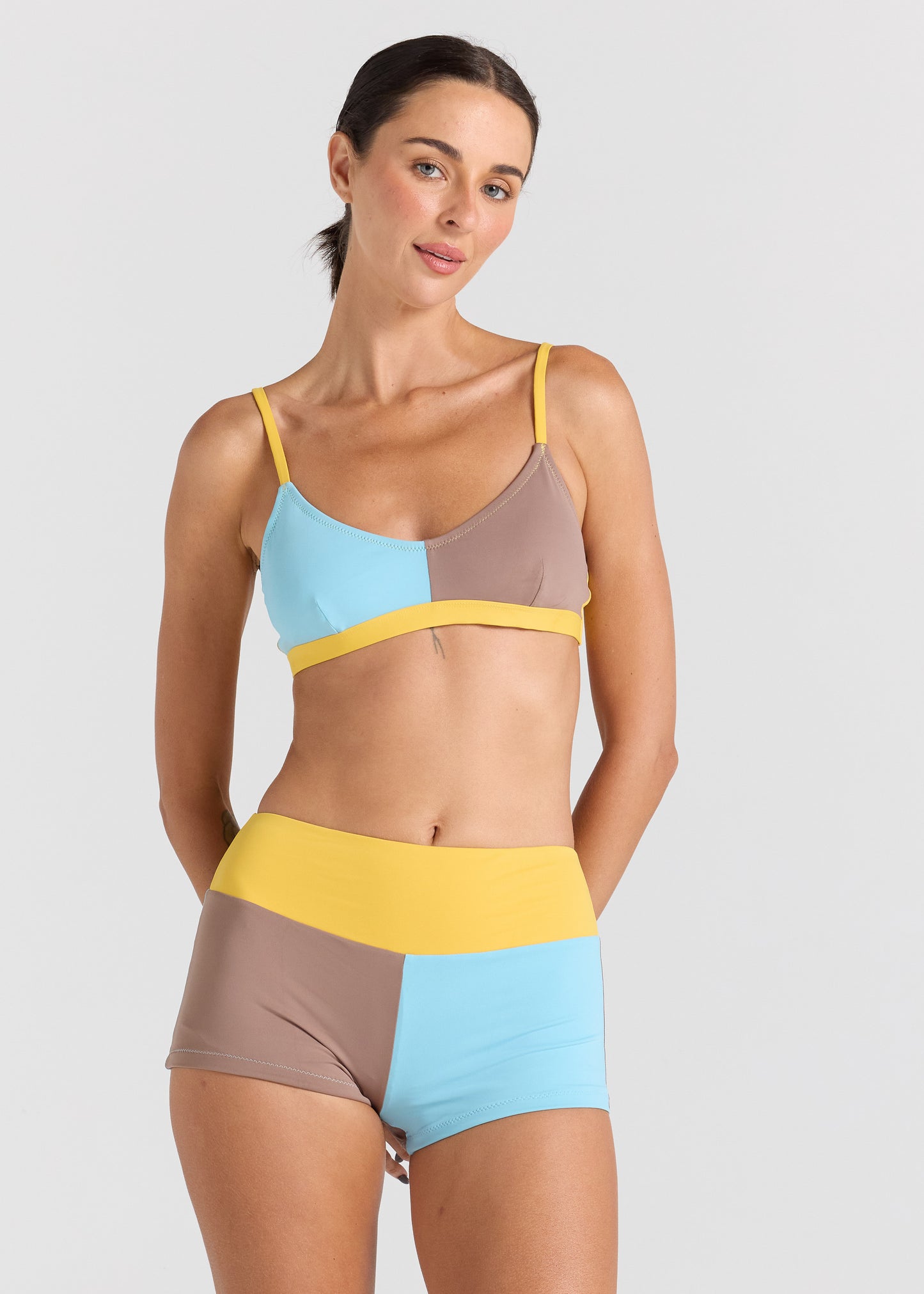 Honolulu Scoop Bralette Bikini Top - Coco