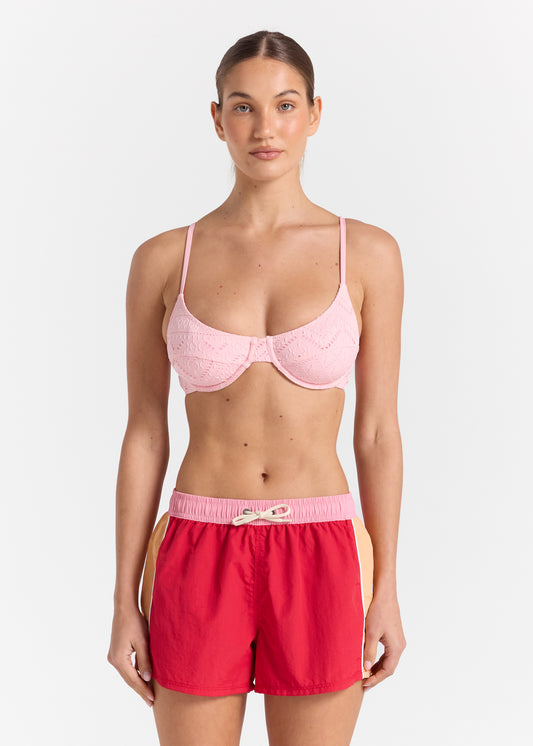 Honolulu Surf Short - Cherry