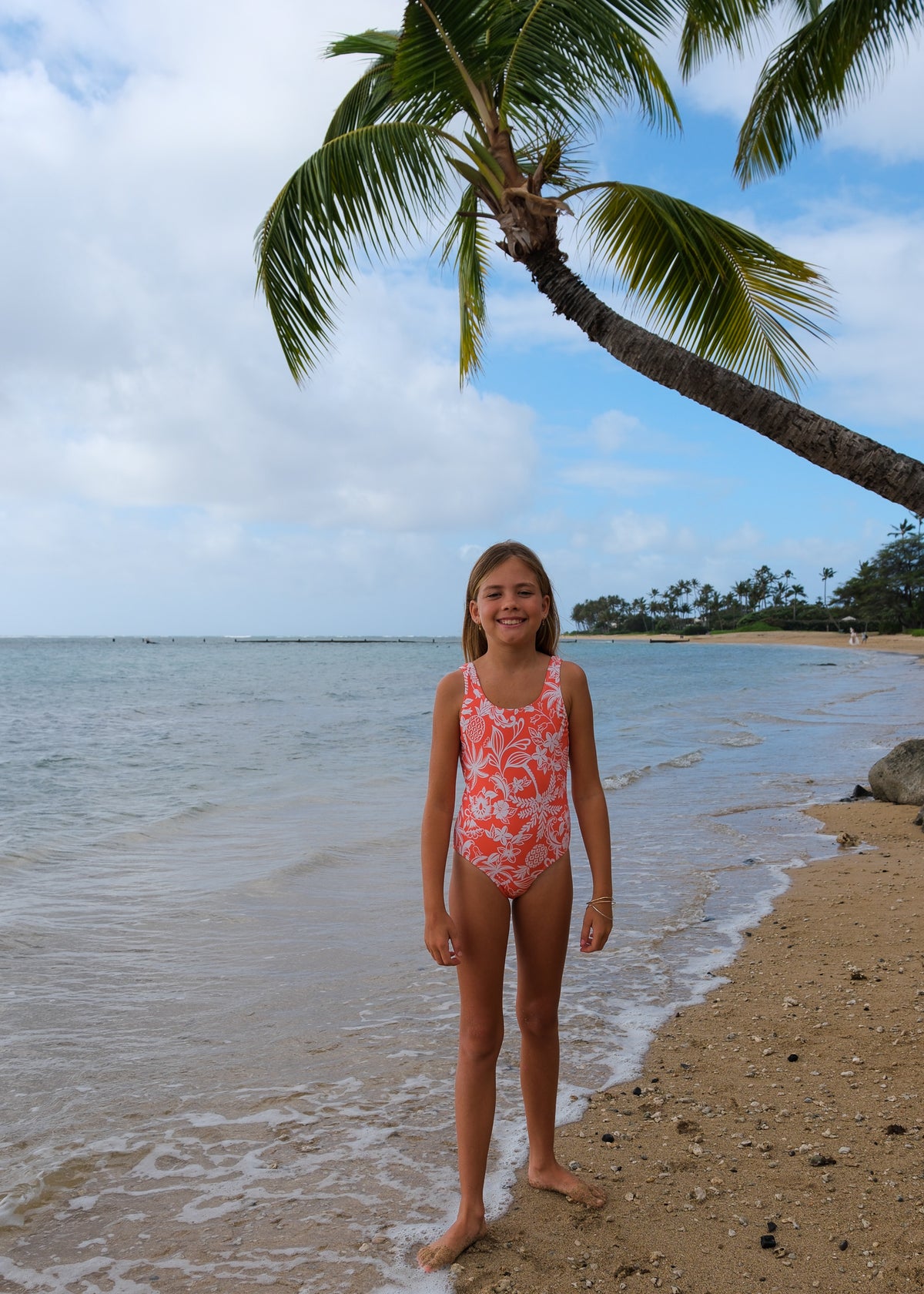 Girls Hulala Scoop One Piece - Strawberry