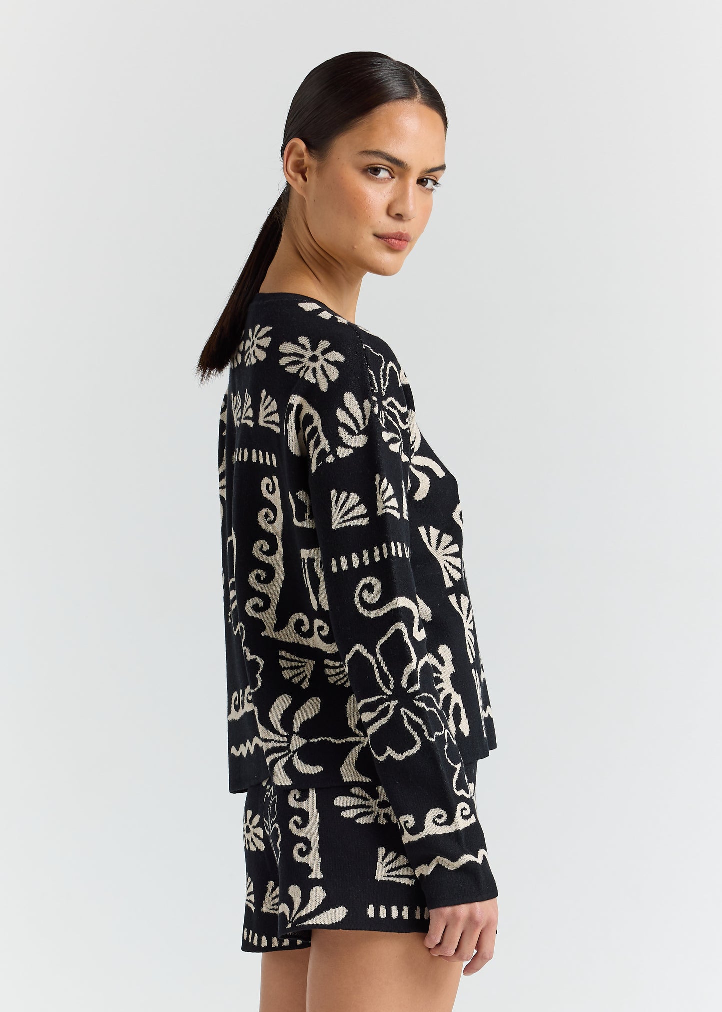 Jamaica LS Knit Top - Black