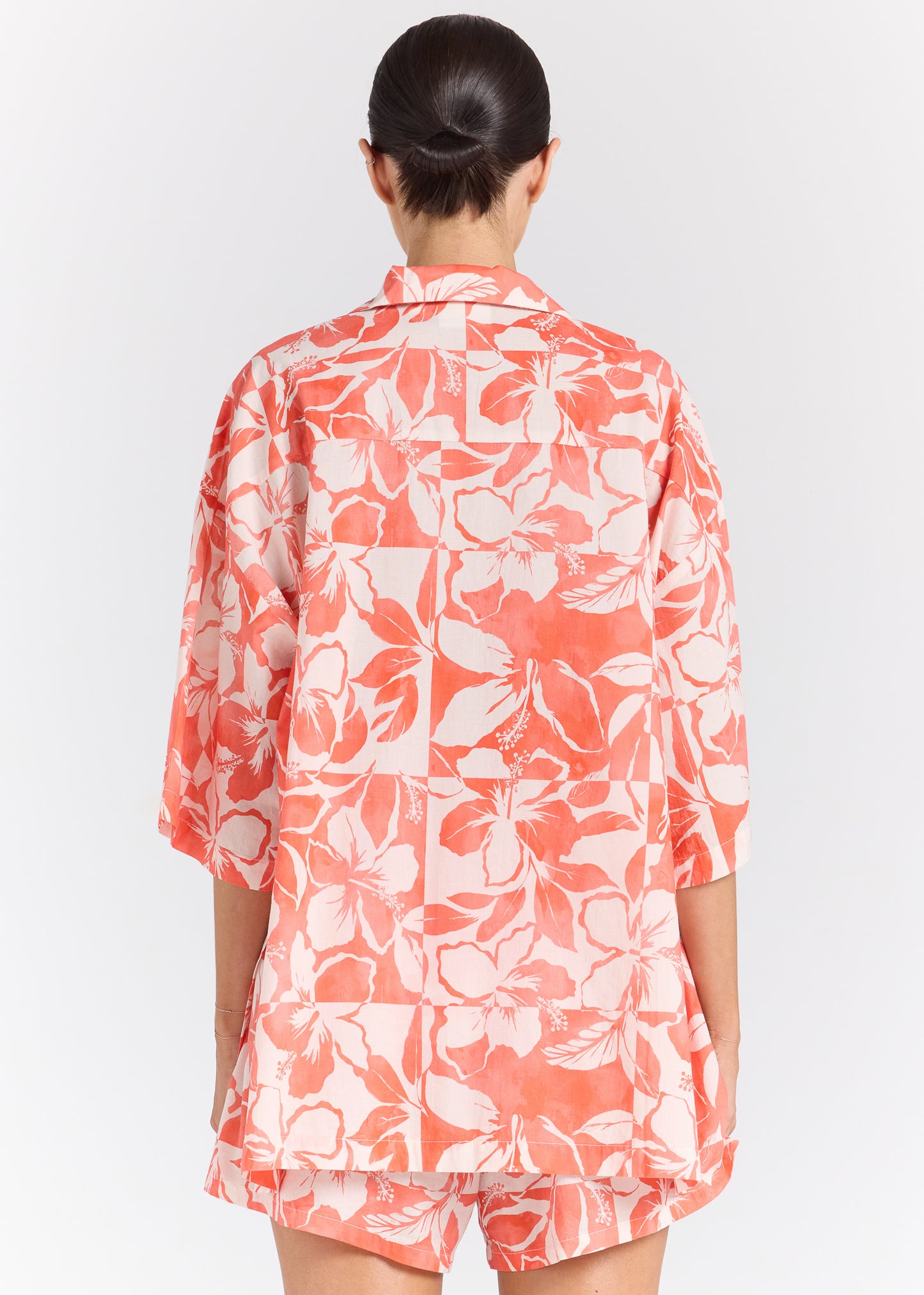 Java Over Shirt - Hibiscus