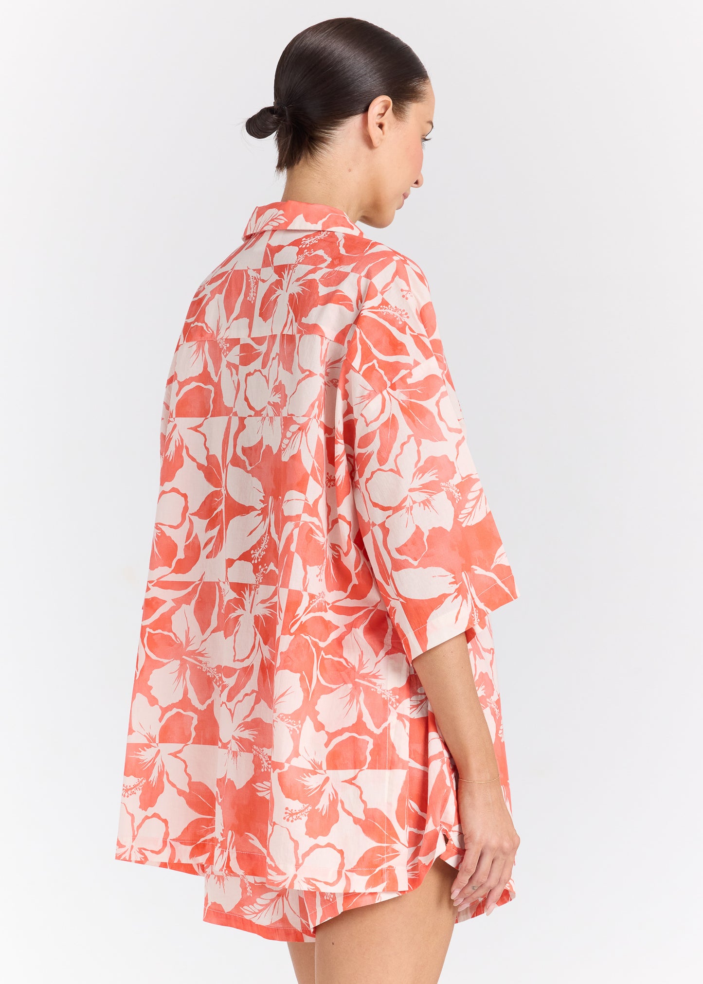 Java Over Shirt - Hibiscus