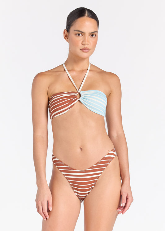 Lanai Escape Bikini Top - Chocolate