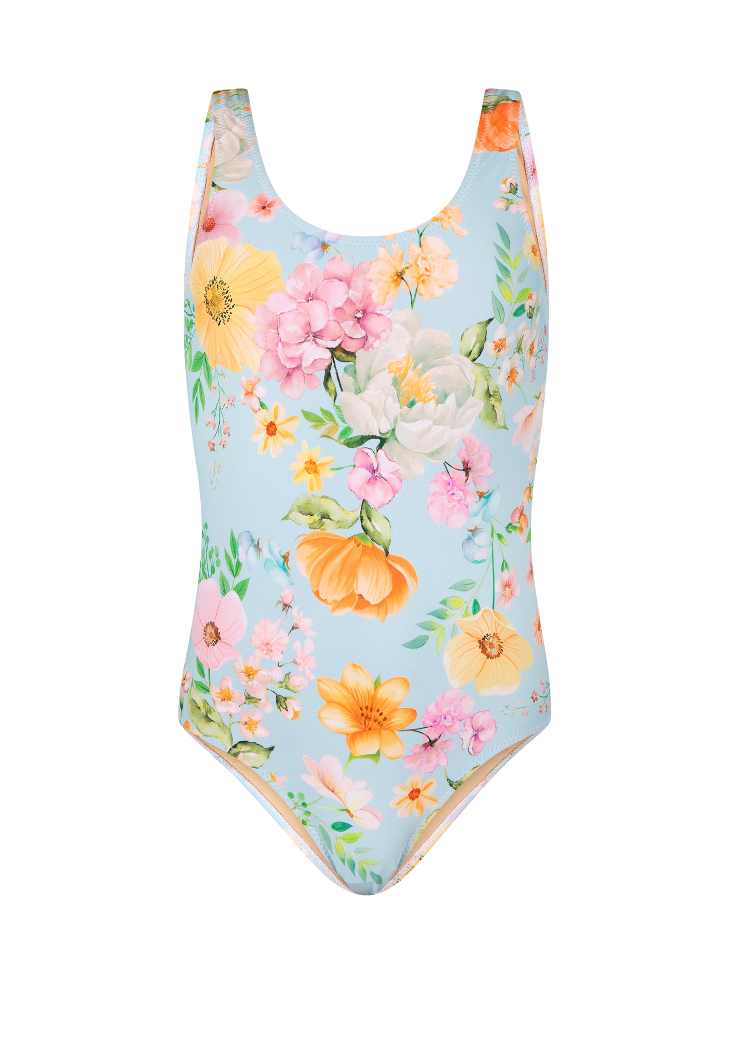 Girls Leilani Scoop One Piece - Sky