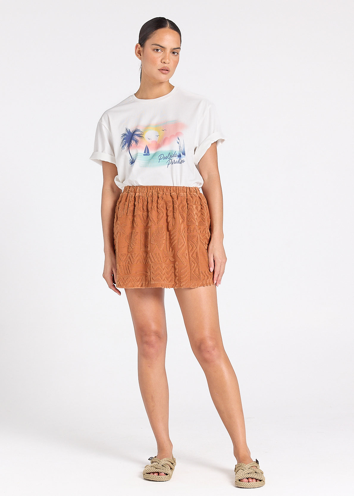 Mai Tai Bella Skirt - Cinnamon