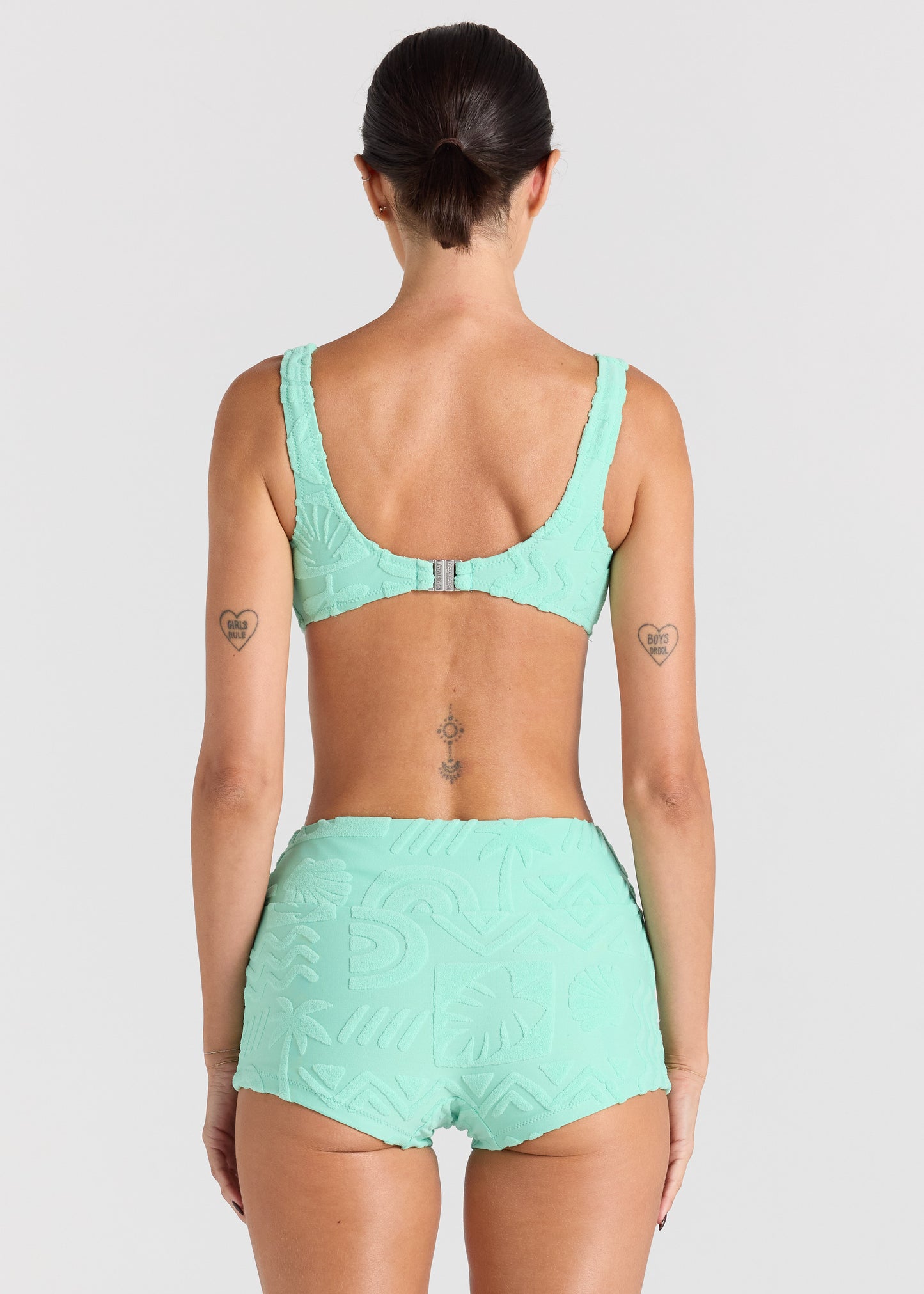 Mai Tai Crop Bikini Top - Mint