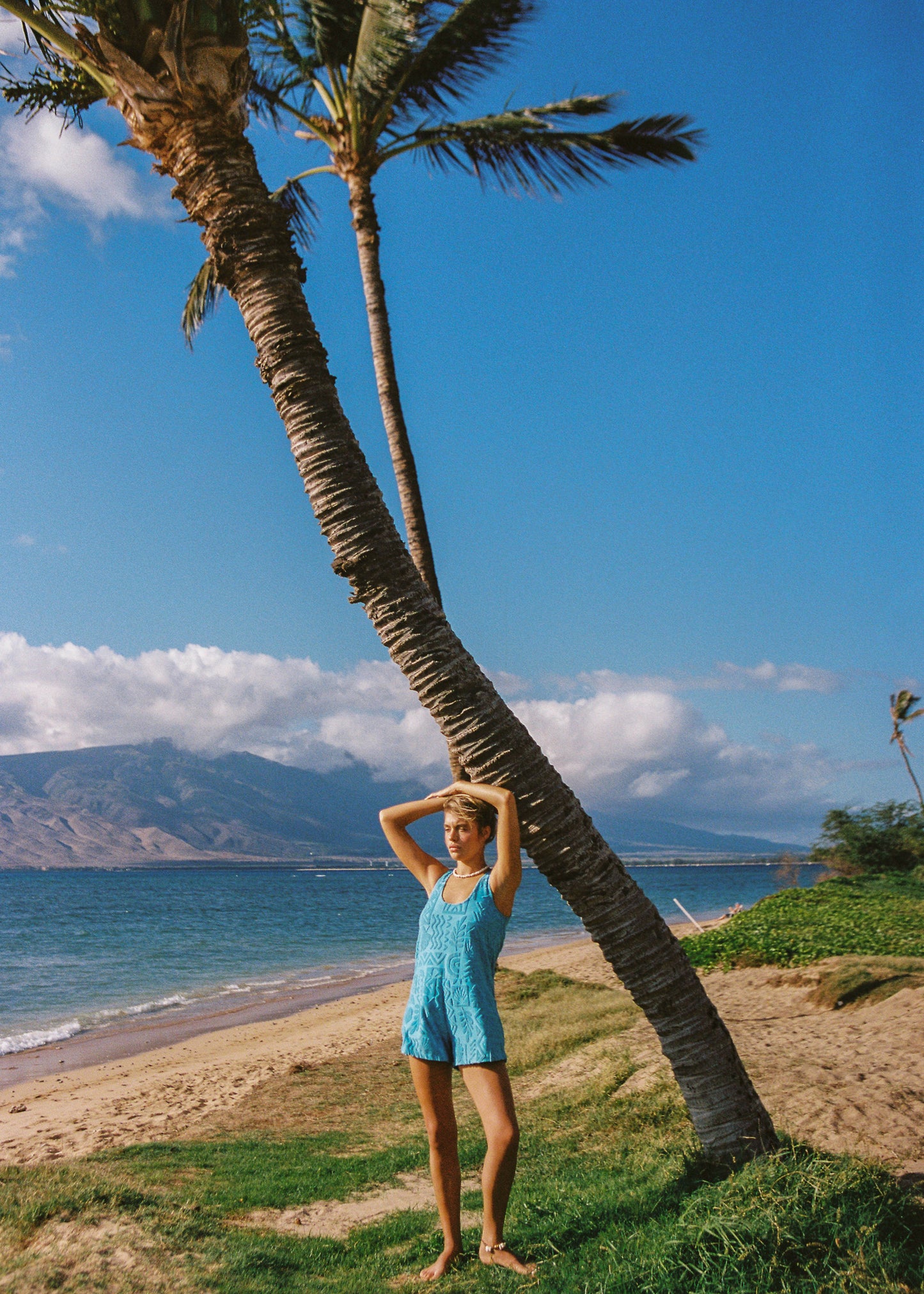 Mai Tai Romper - Topaz
