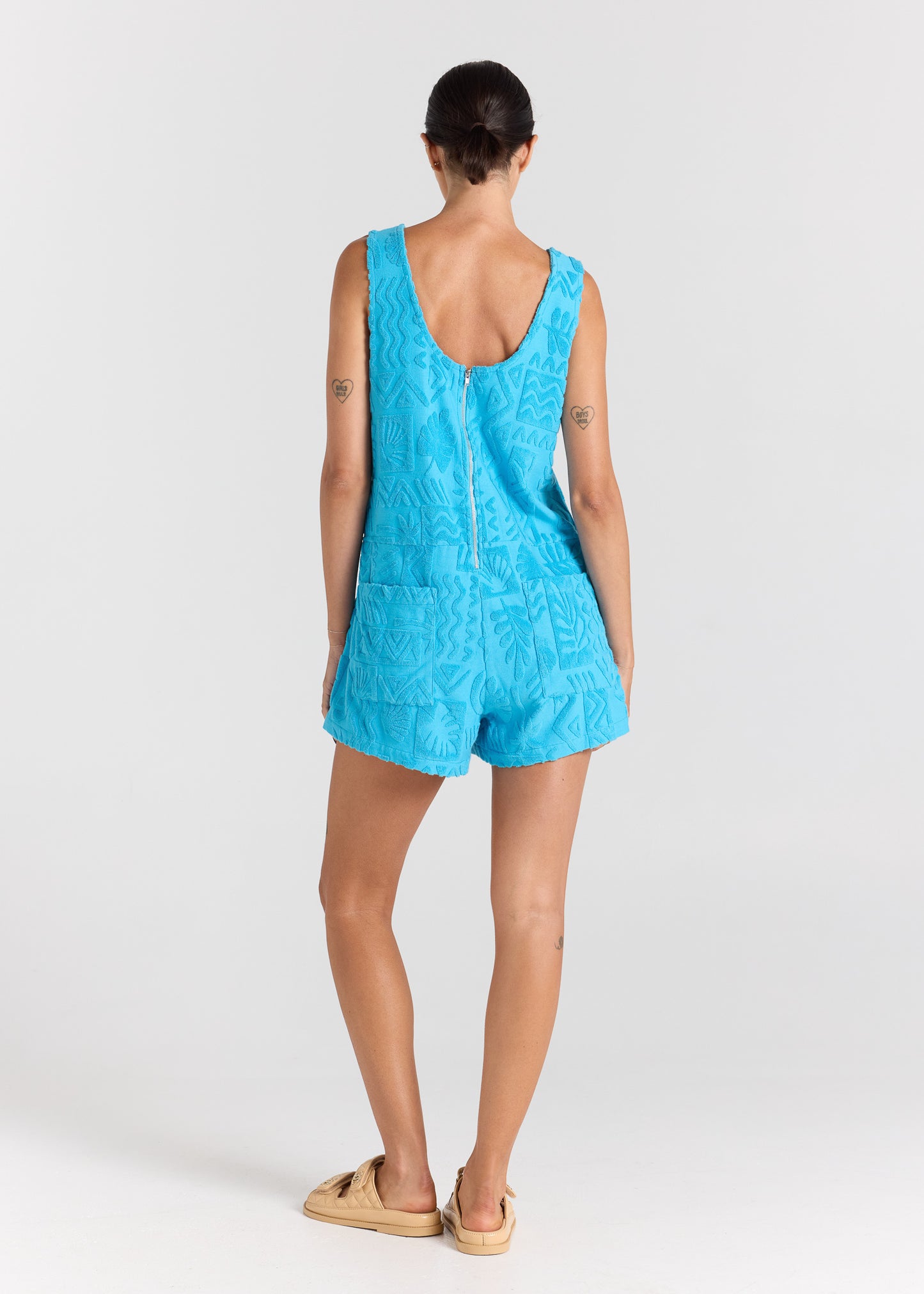 Mai Tai Romper - Topaz