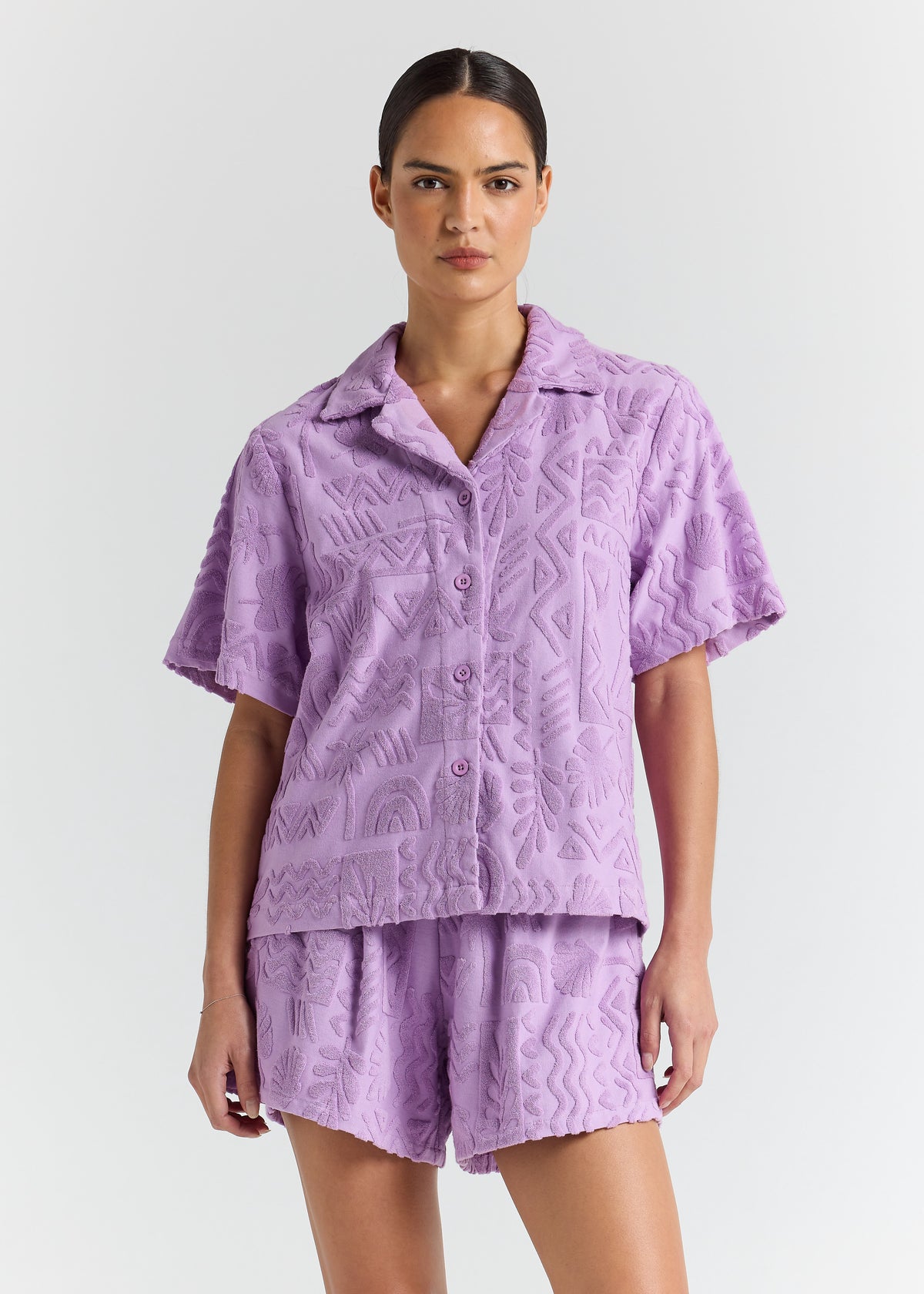 Mai Tai SS Shirt - Lilac