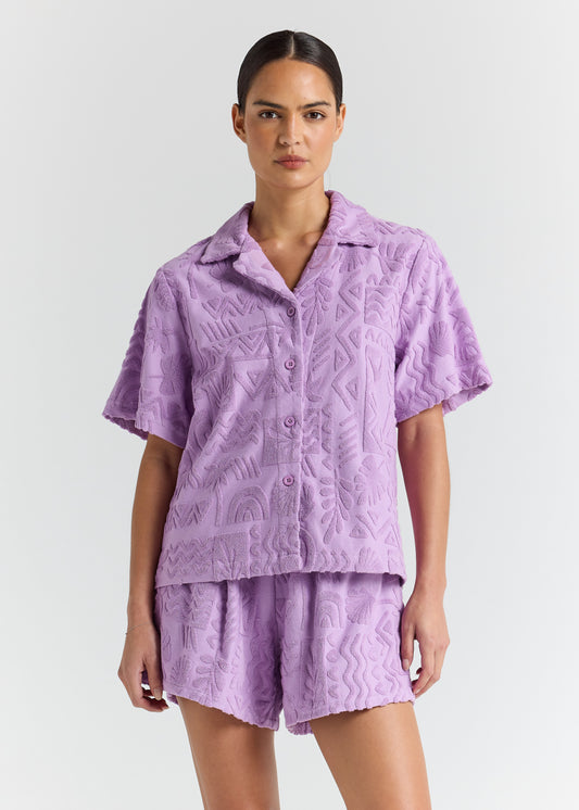 Mai Tai SS Shirt - Lilac