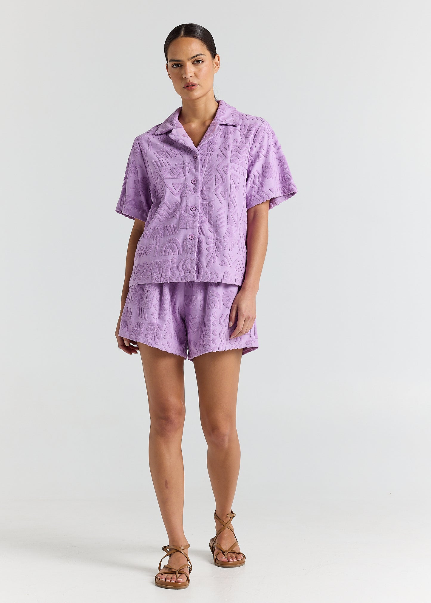 Mai Tai SS Shirt - Lilac