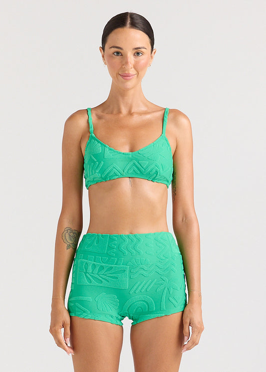 Mai Tai Scoop Bralette Bikini Top - Ivy