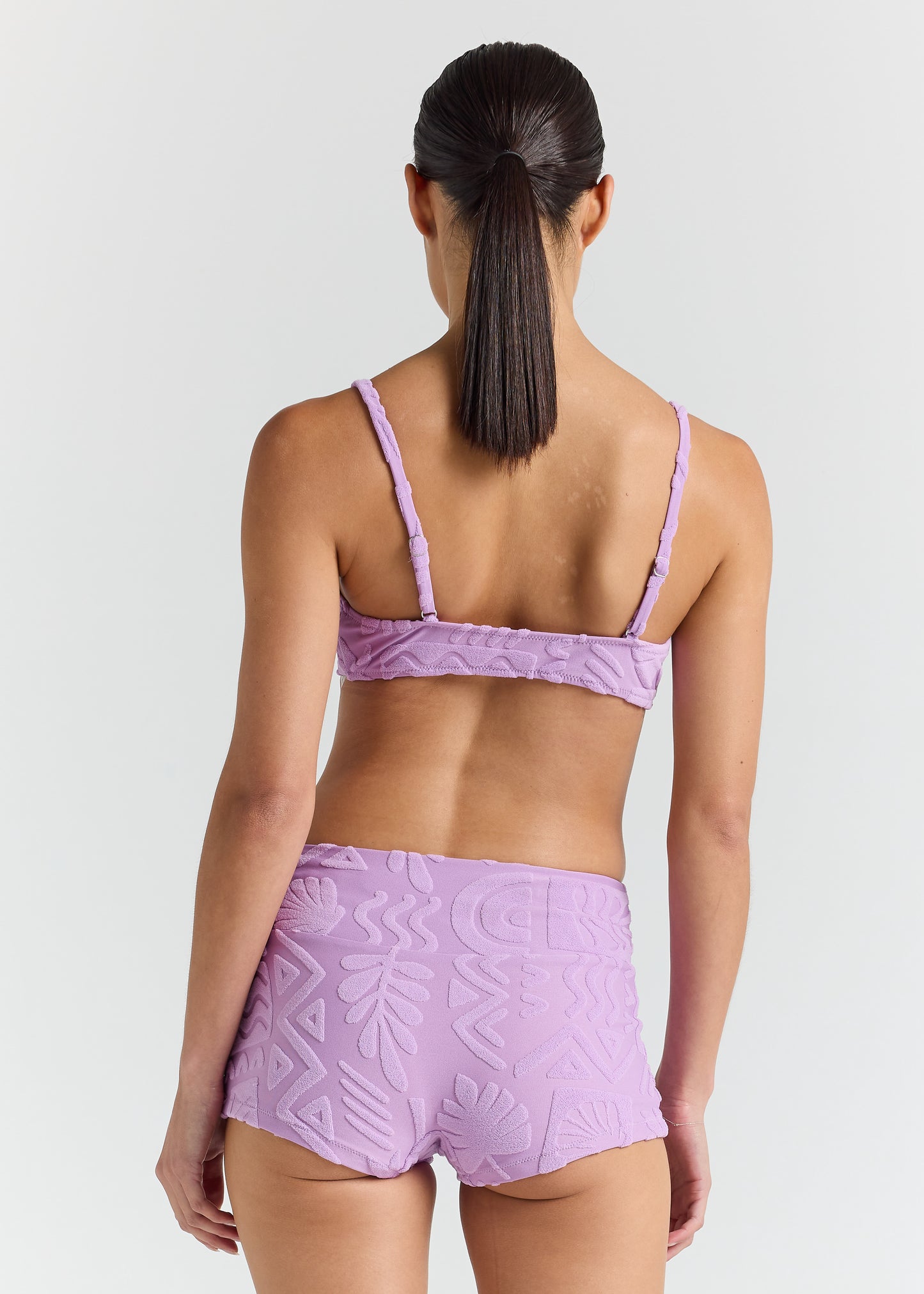 Mai Tai Scoop Bralette Bikini Top - Lilac