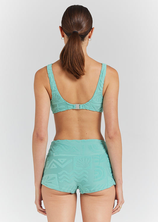 Mai Tai Shorty Bikini Bottom - Jade