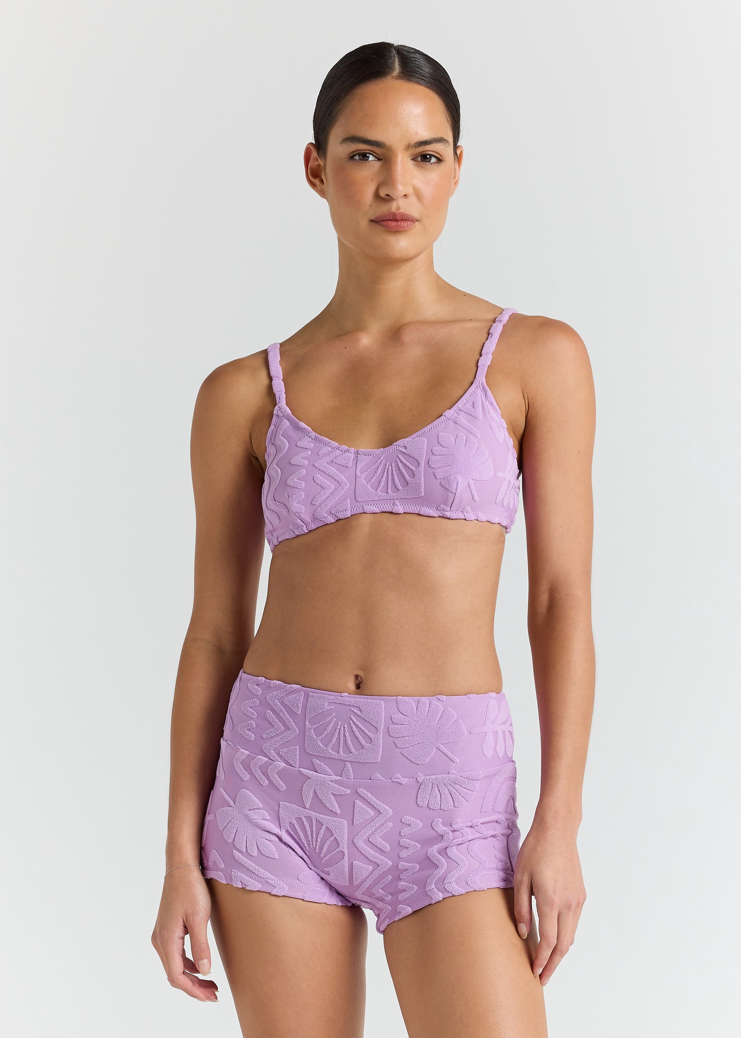 Mai Tai Shorty Bikini Bottom - Lilac